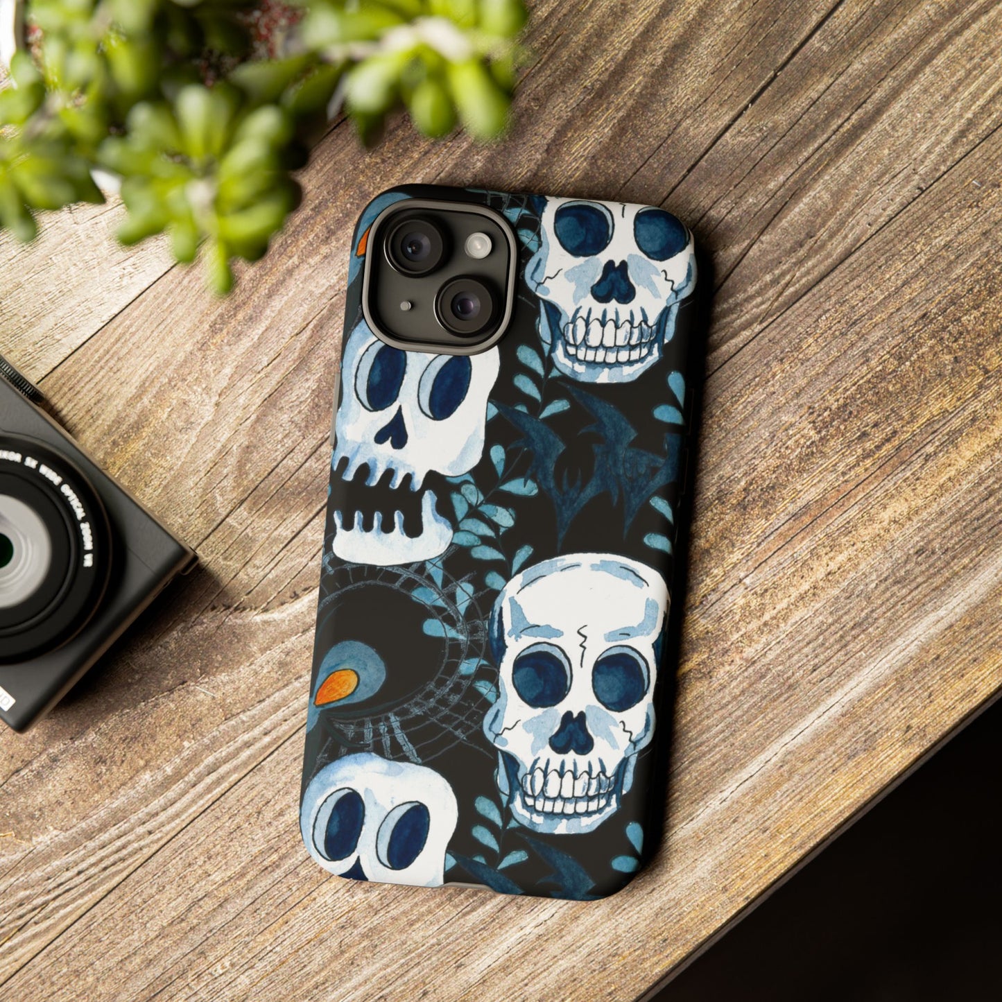 Halloween, Skull, Gothic Phone Case for Iphone - FREE Shipping