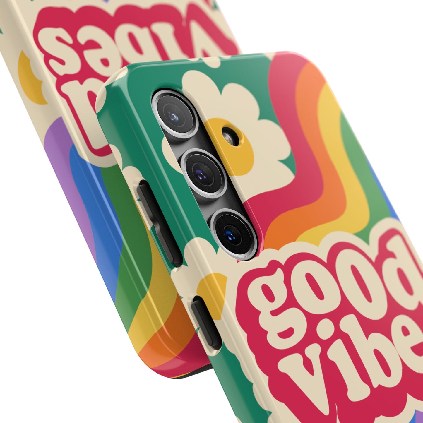 Good Vibes Tough Phone Cases, Colorful, Cheerful Phone Protection, Gifts for Friends