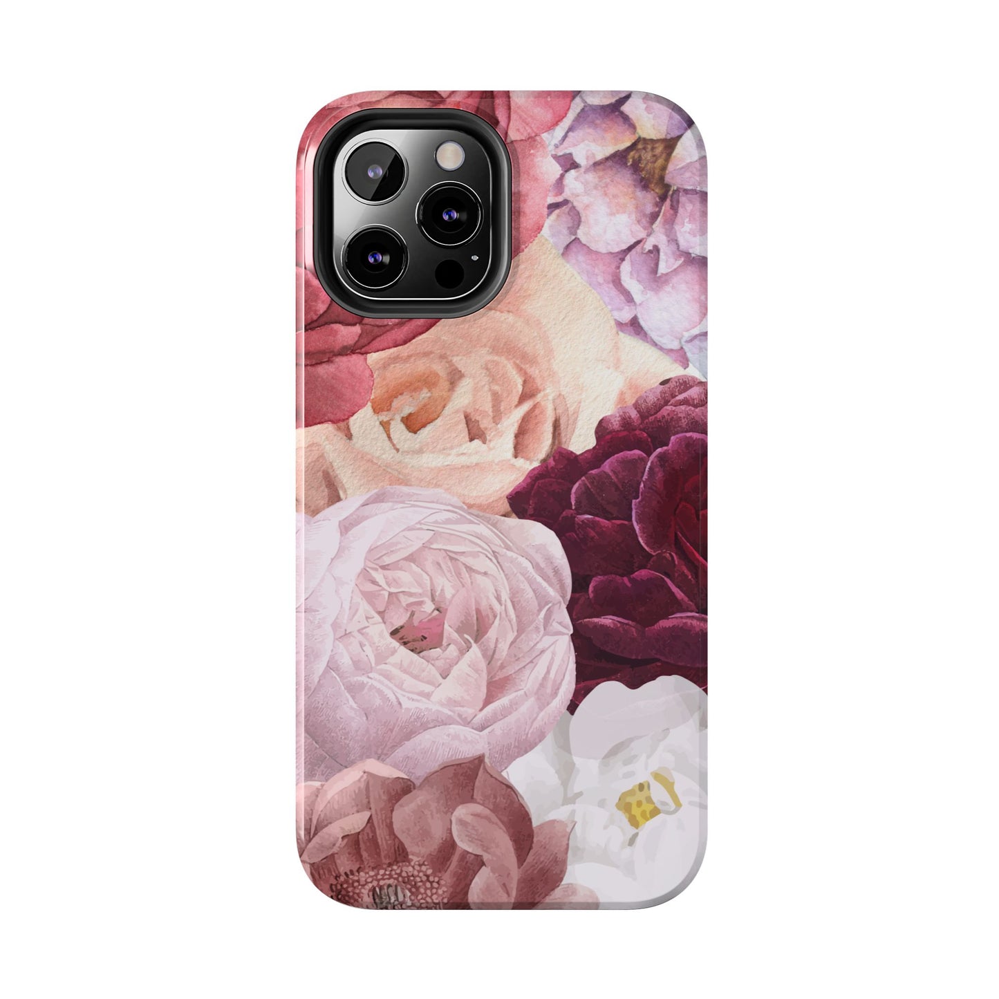 Elegant Protection for Every Occasion Floral Tough Phone Case