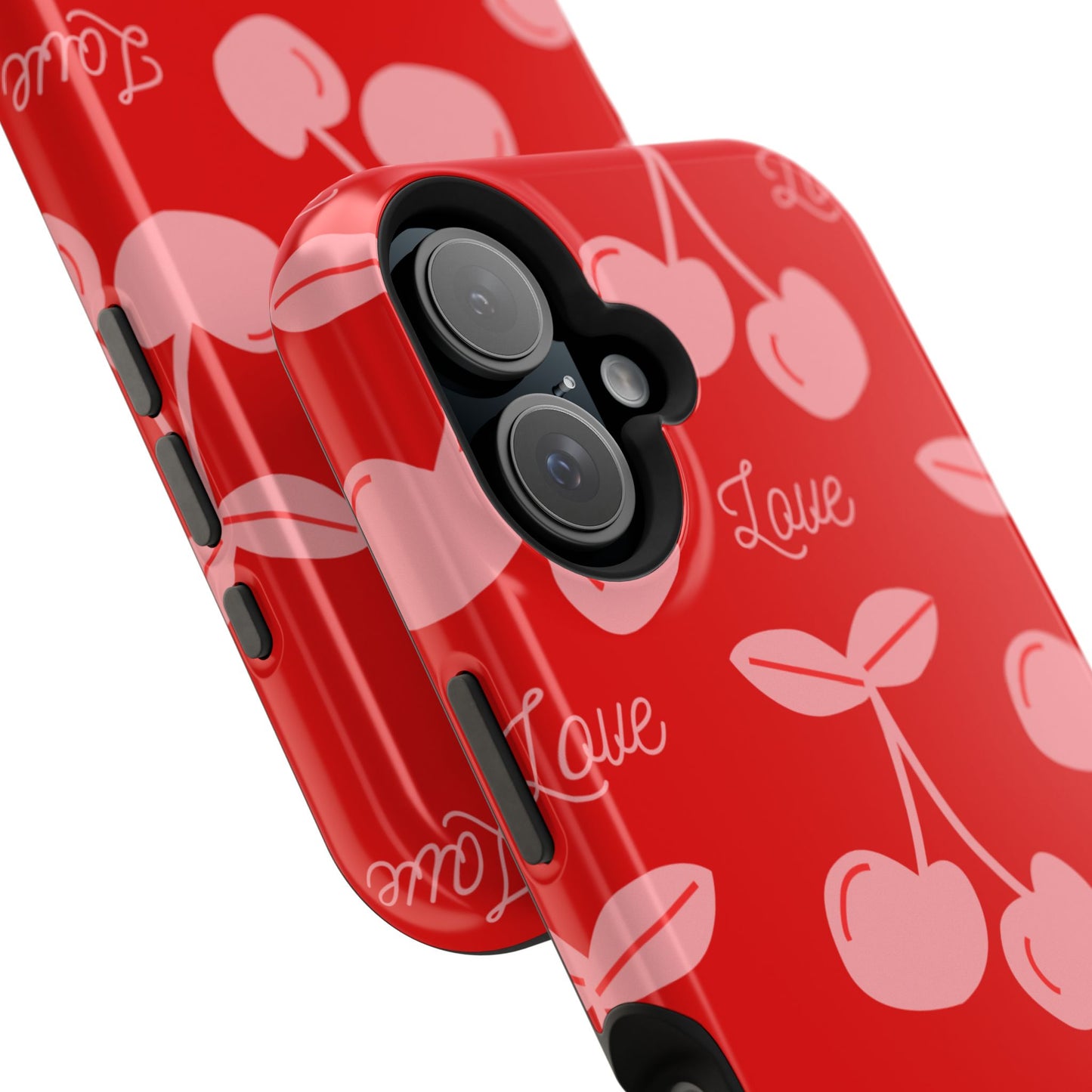 Cherry Love MAGNETIC Tough Cases, Cute Protection, Gift for Her, Valentine's Day
