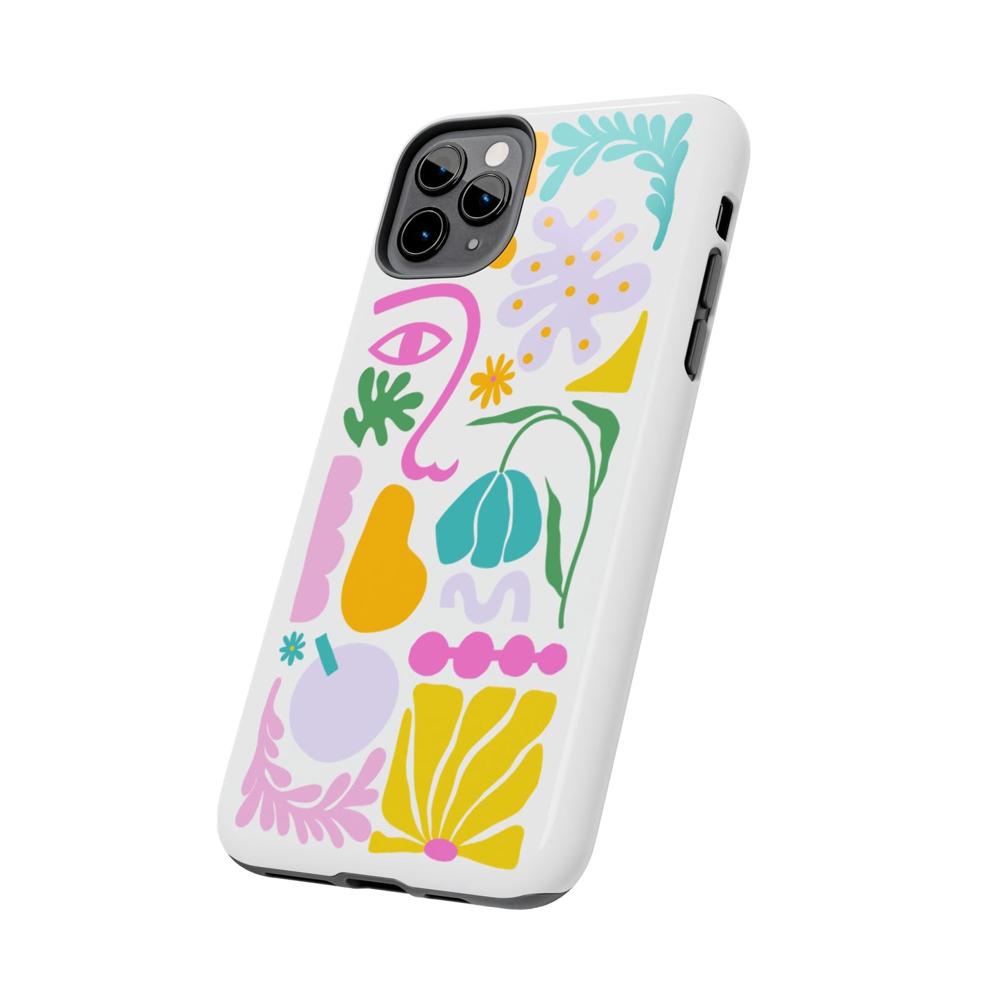 Vibrant Floral Phone Cases, Tough Smartphone Cover, Artistic Cell Phone Protector, Unique Gift for All Occasions, Trendy Tech Accessory