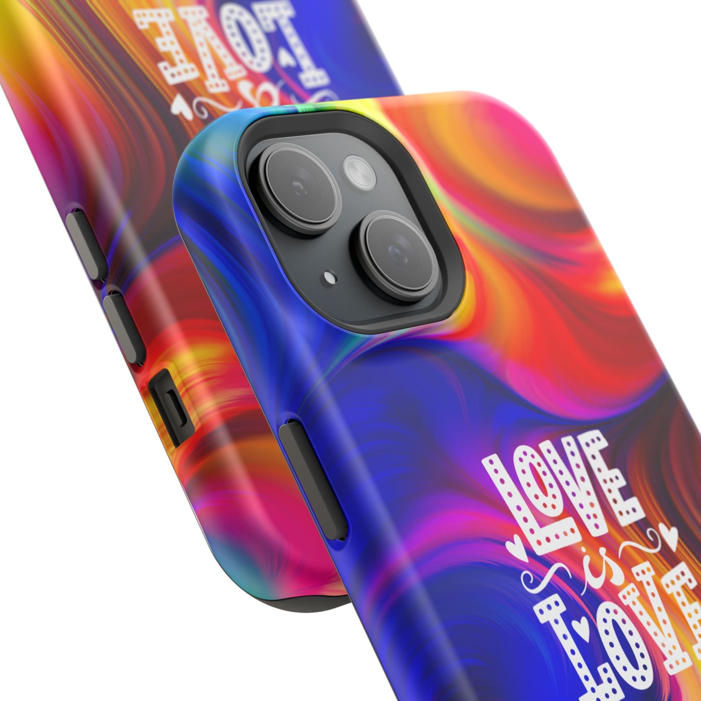 LOVE IS LOVE Colorful Love, Pride Tough Phone Case