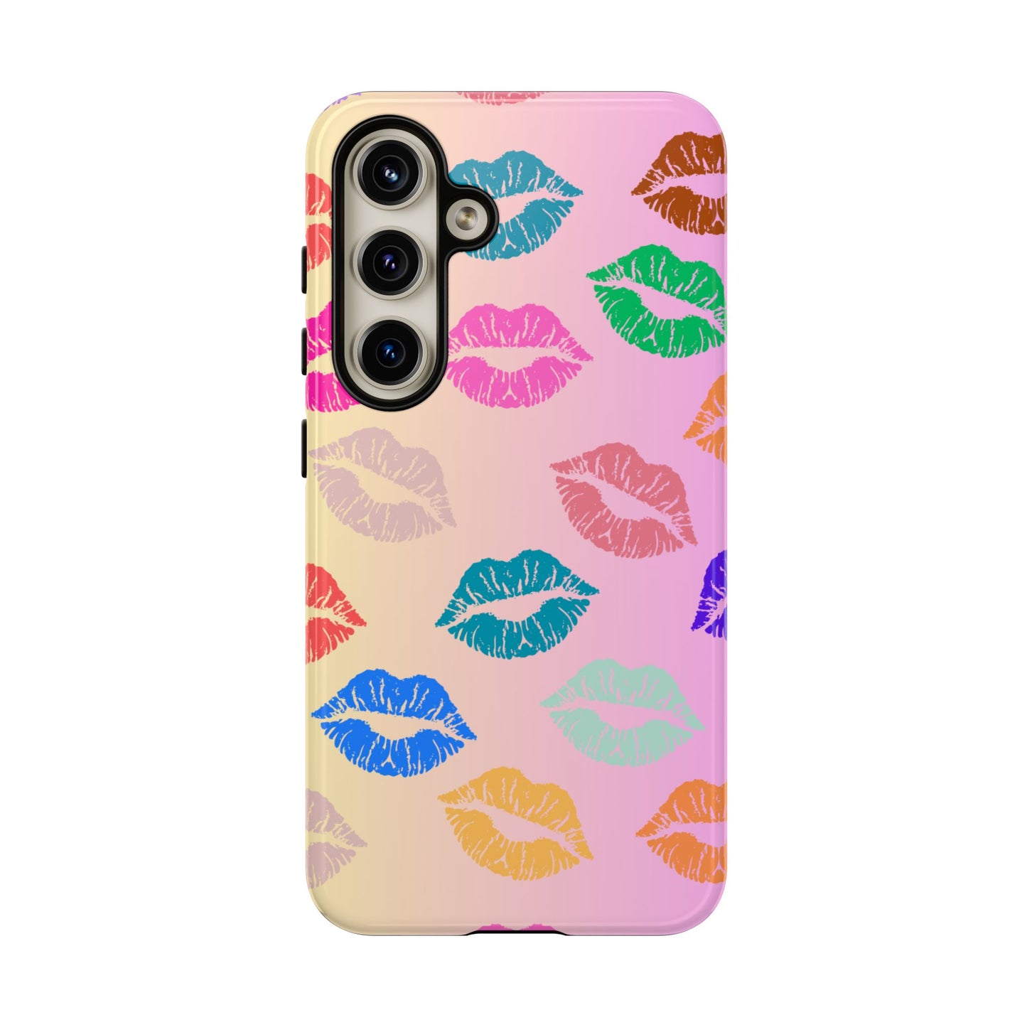 Kiss Print Tough Phone Cases Cute, Durable for Samsung