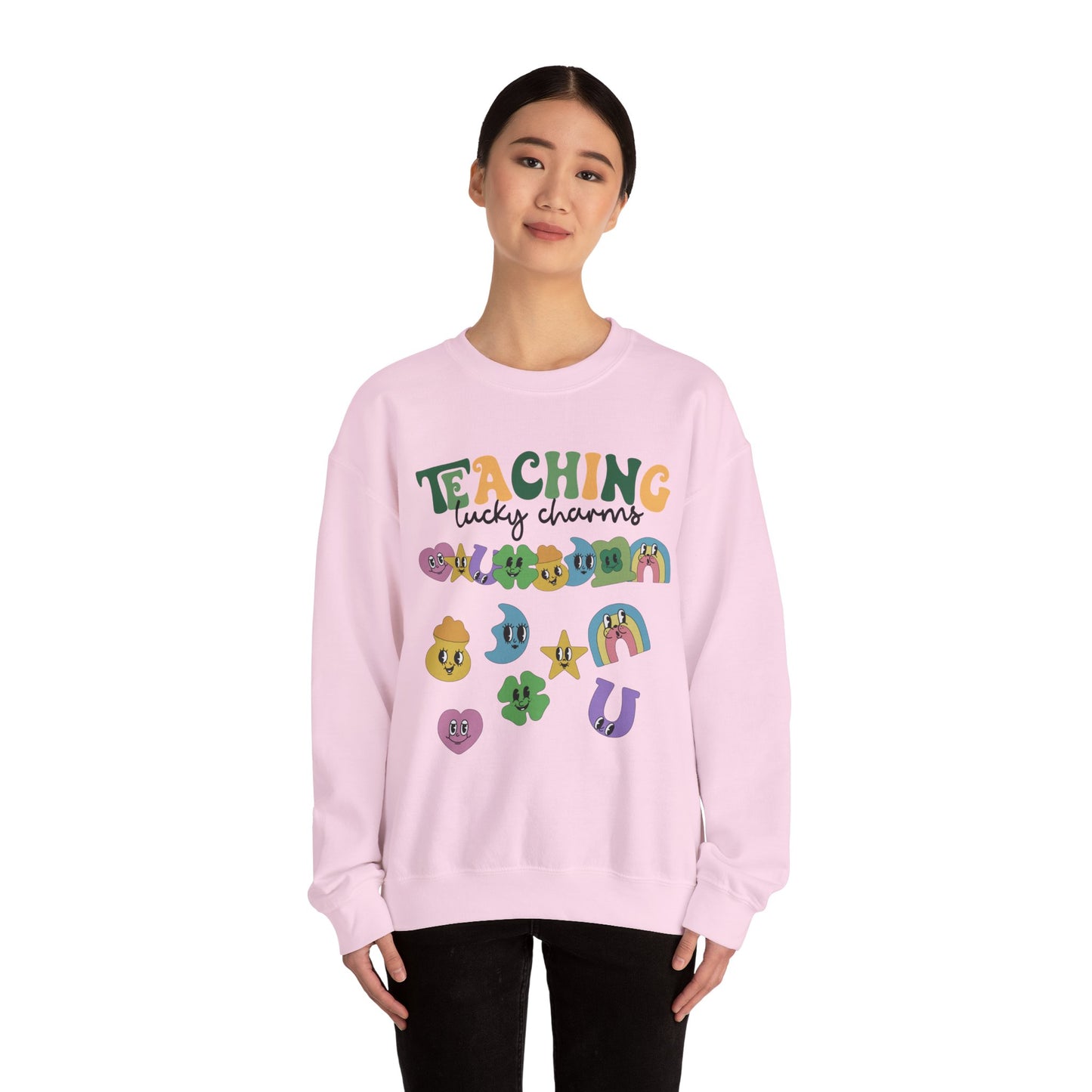 Teaching Lucky Charms Crewneck Sweatshirt for Educators