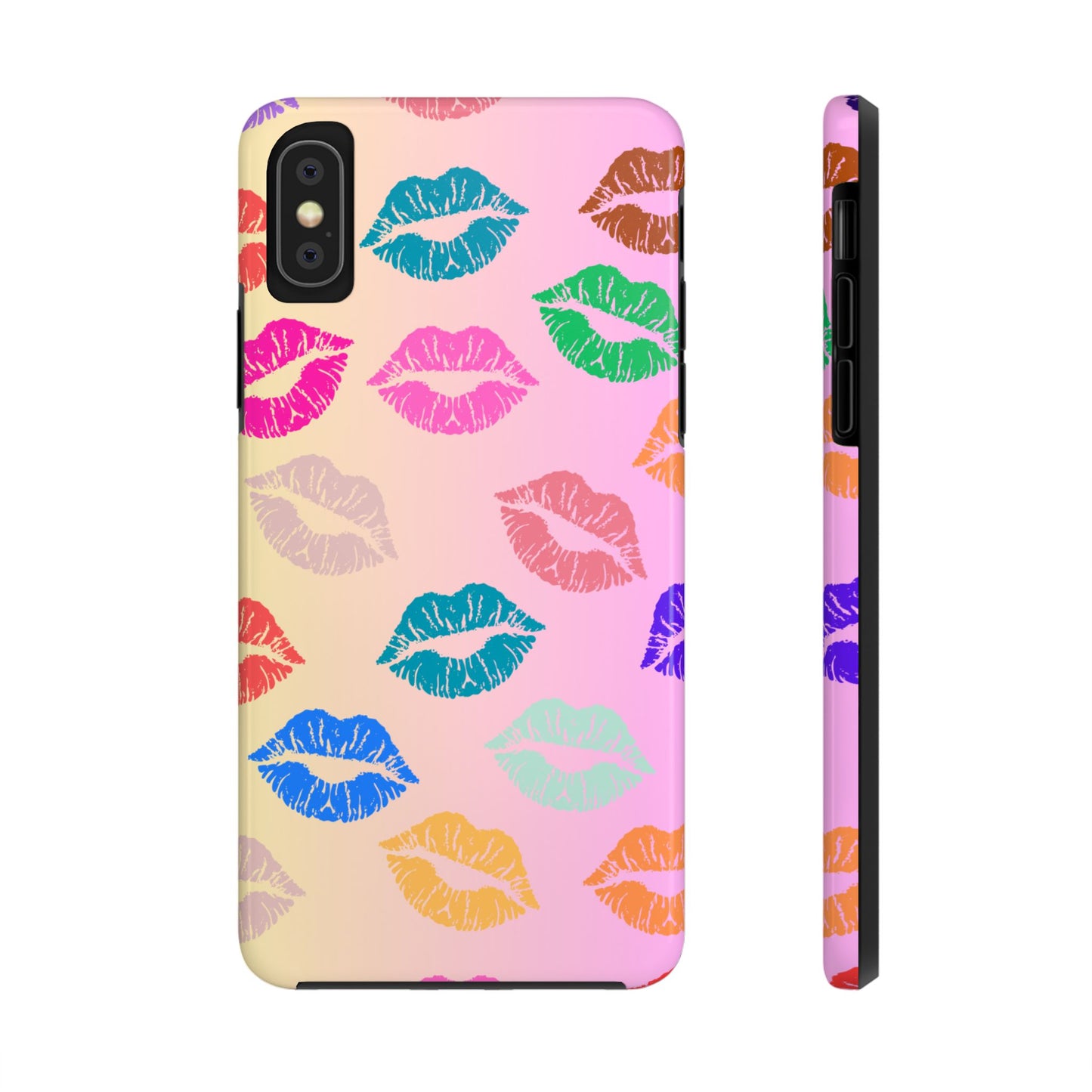 Kiss Print Tough Phone Cases Cute, Durable for Iphone