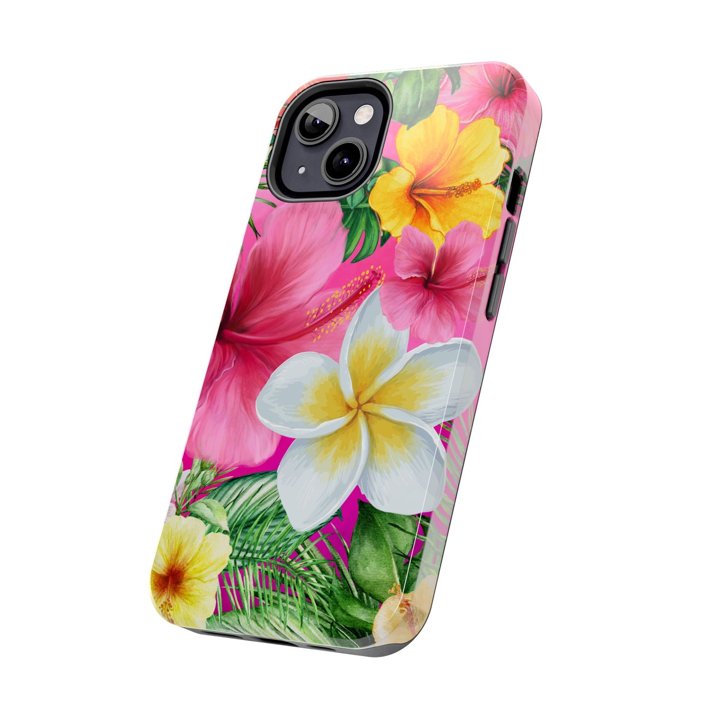 Tropical Floral Phone Case - Tough, Durable, Chic Protection, Summer Vibes, Gift for Her