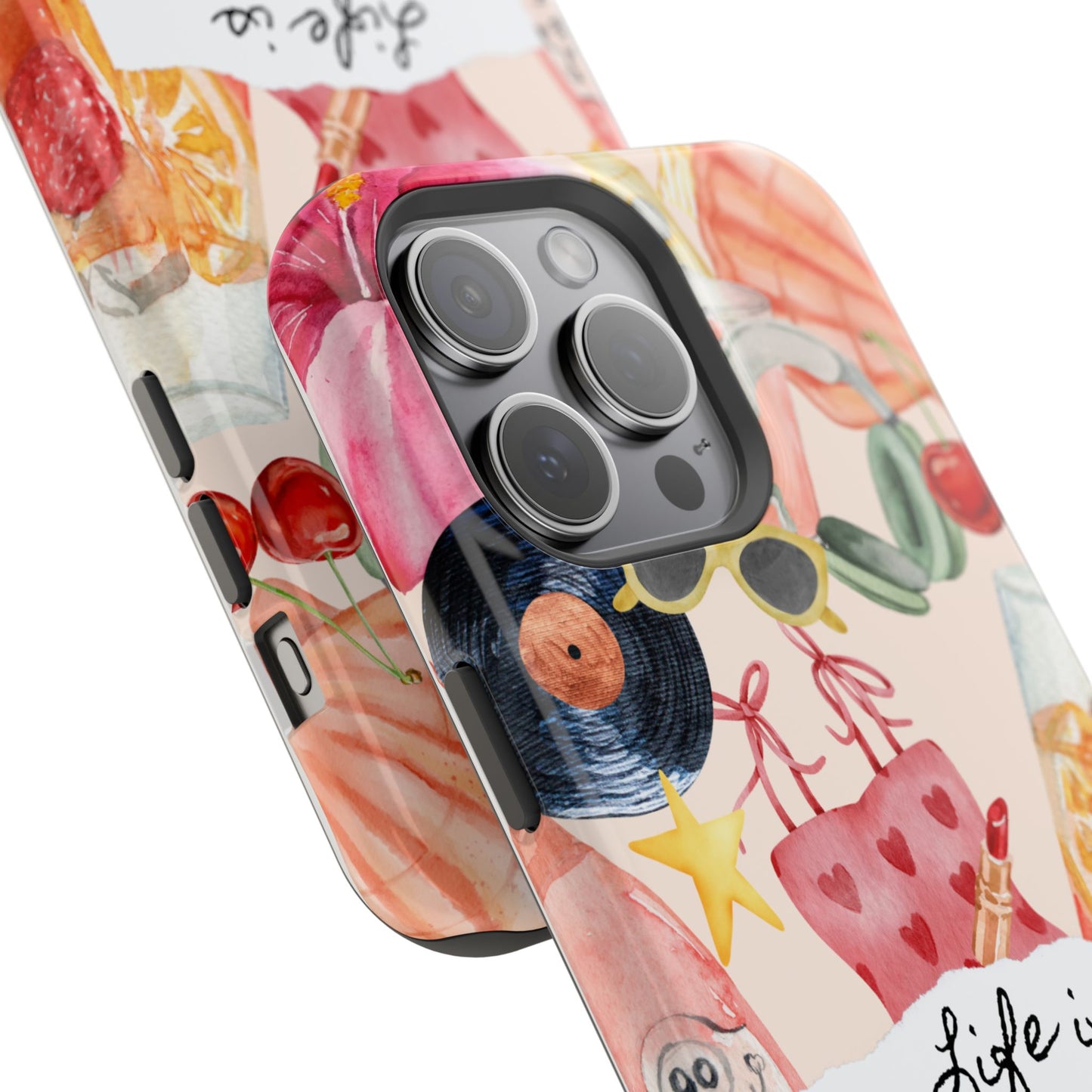 Life is Wonderful, Stylish Phone Cover, Cute Phone Accessory, Gift for Her, Summer Vibe Phone Case
