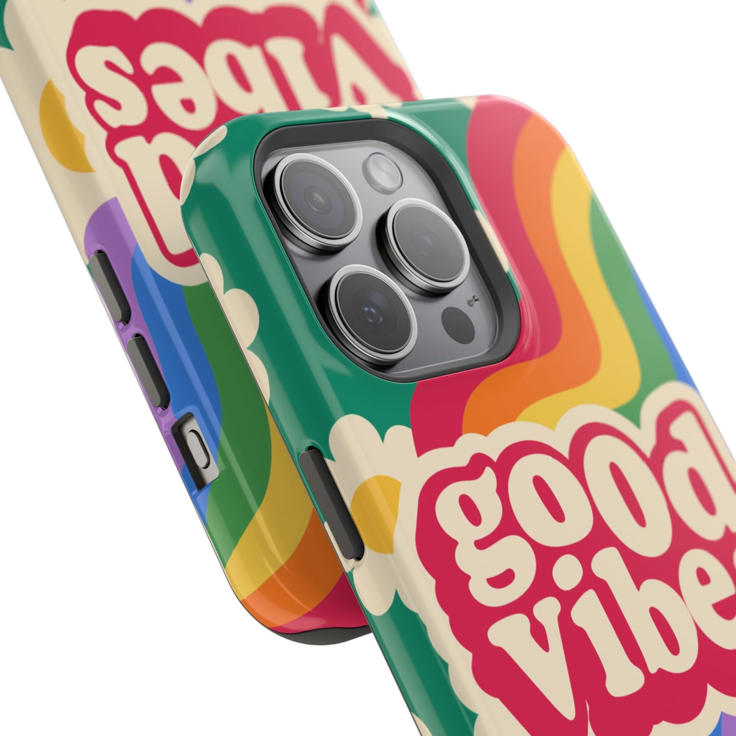 Good Vibes MAGNETIC Tough Phone Cases, Colorful, Cheerful Phone Protection, Gifts for Friends