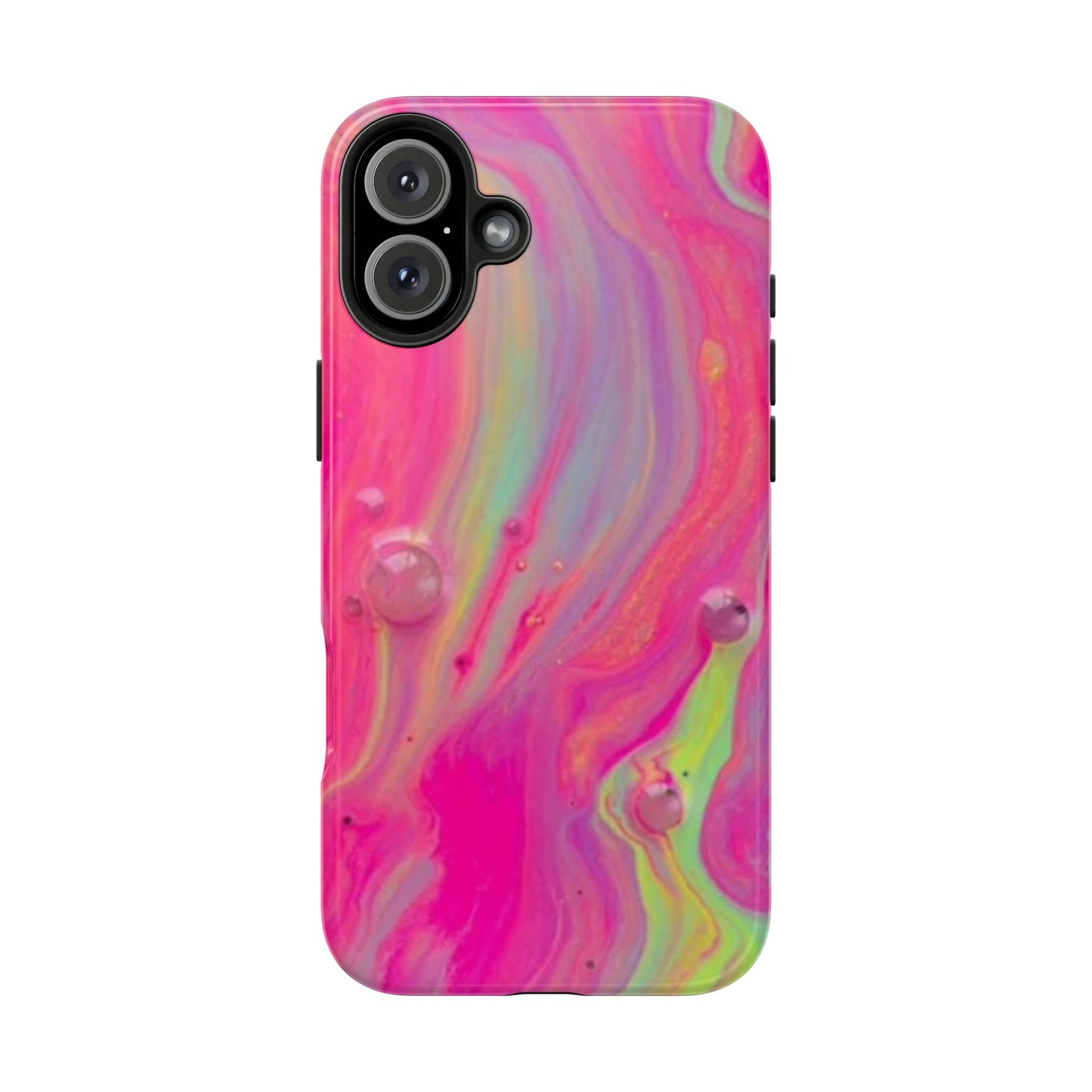 Colorful Swirl Futuristic Tough Phone Case, Stylish Durable Cover for Iphone
