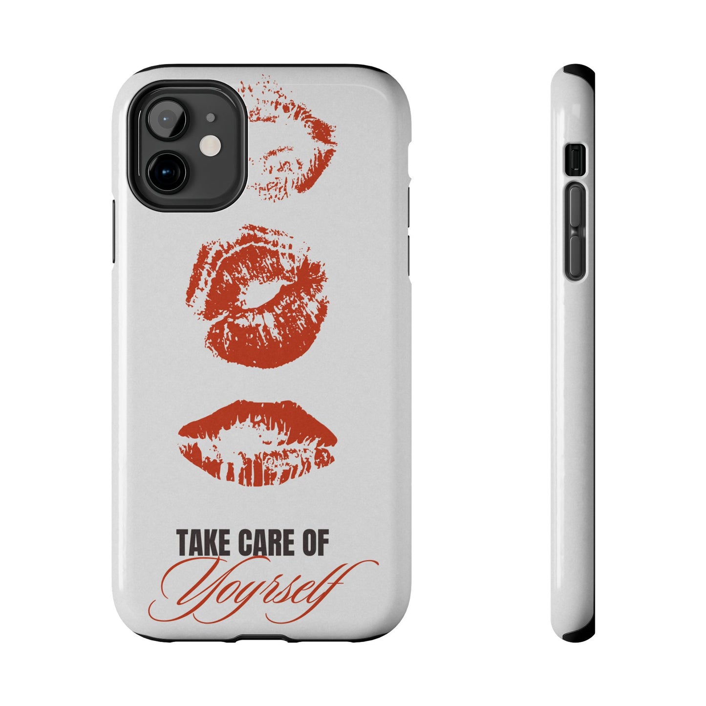 Kiss Print, Chic. Tough Phone Case