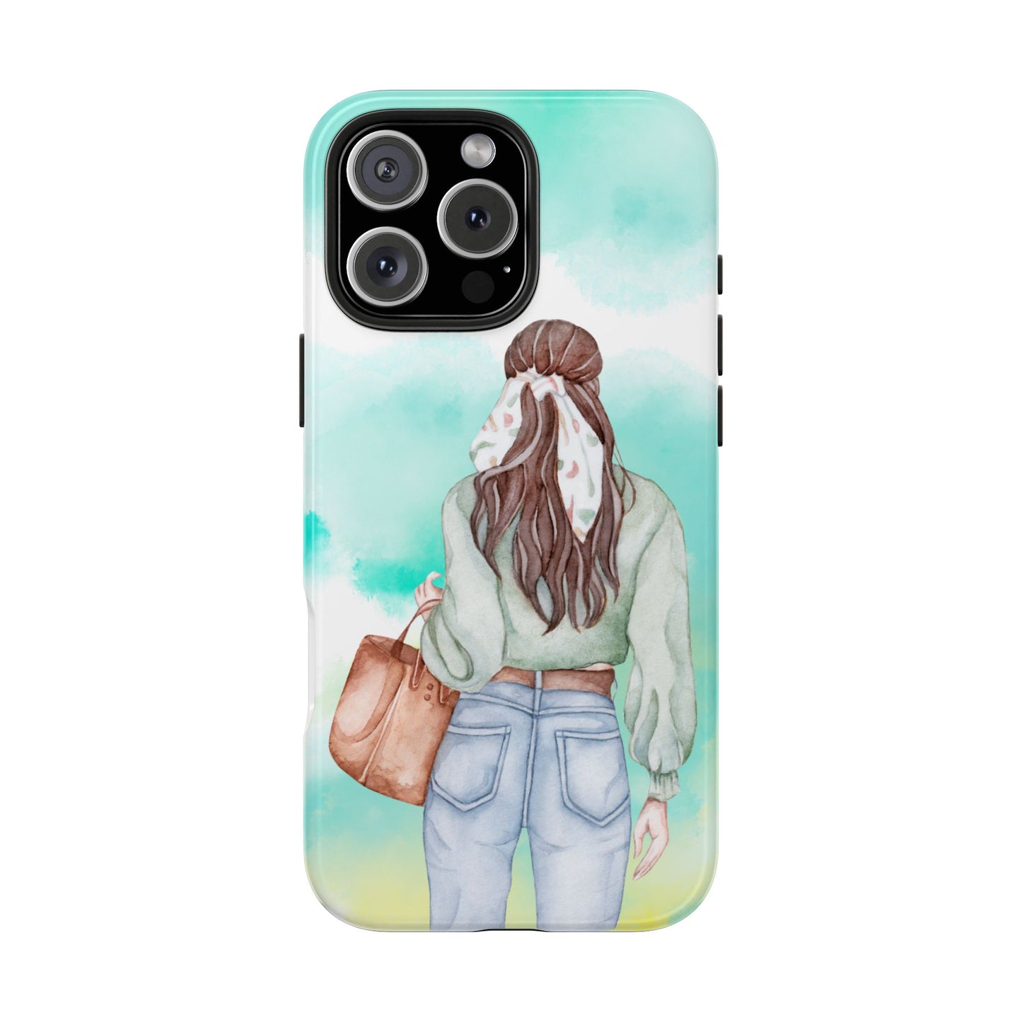 Whimsical Woman Tough Phone Case