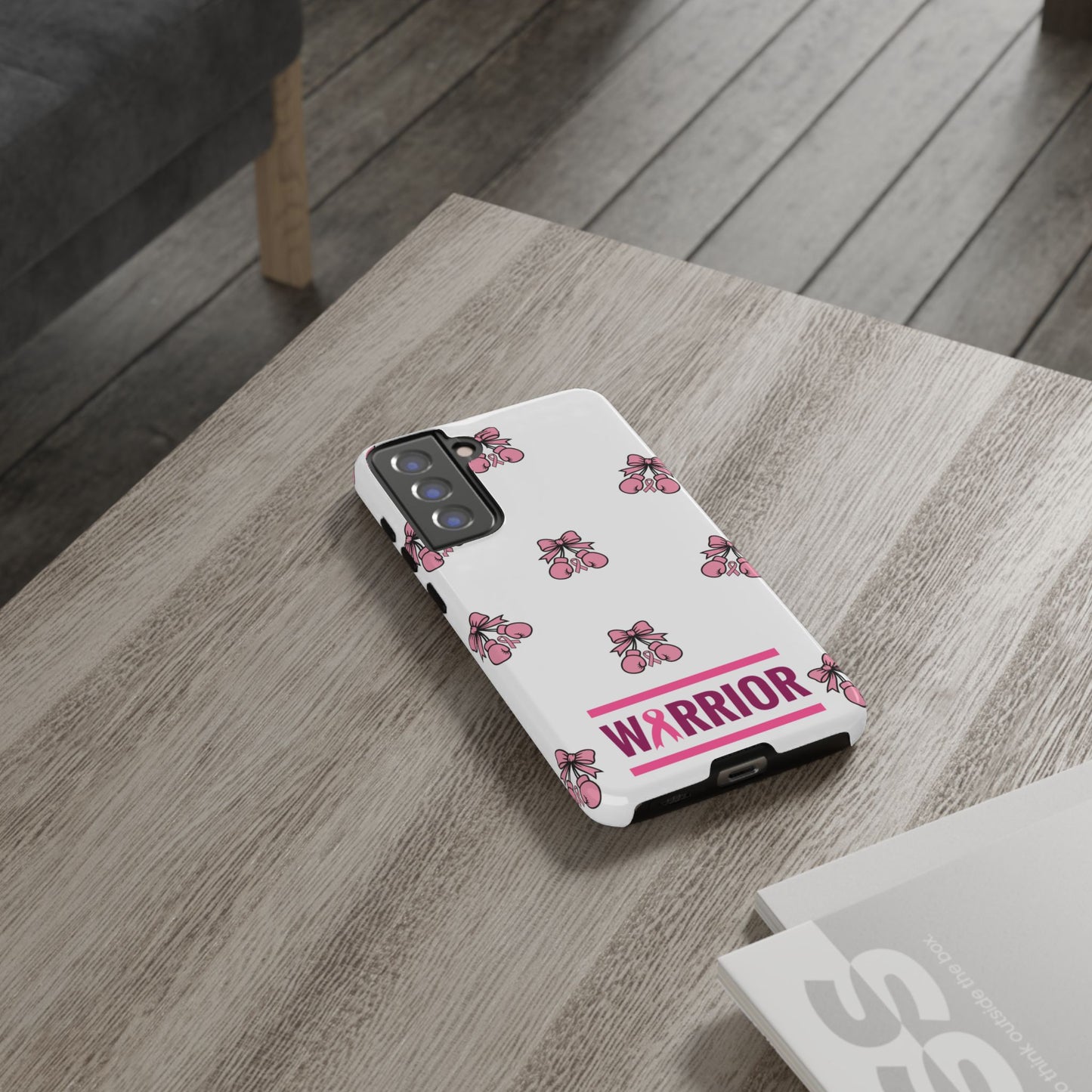 Phone Case - Pink Warrior Cancer Awareness Gift for Breast Cancer Survivor for Samsung