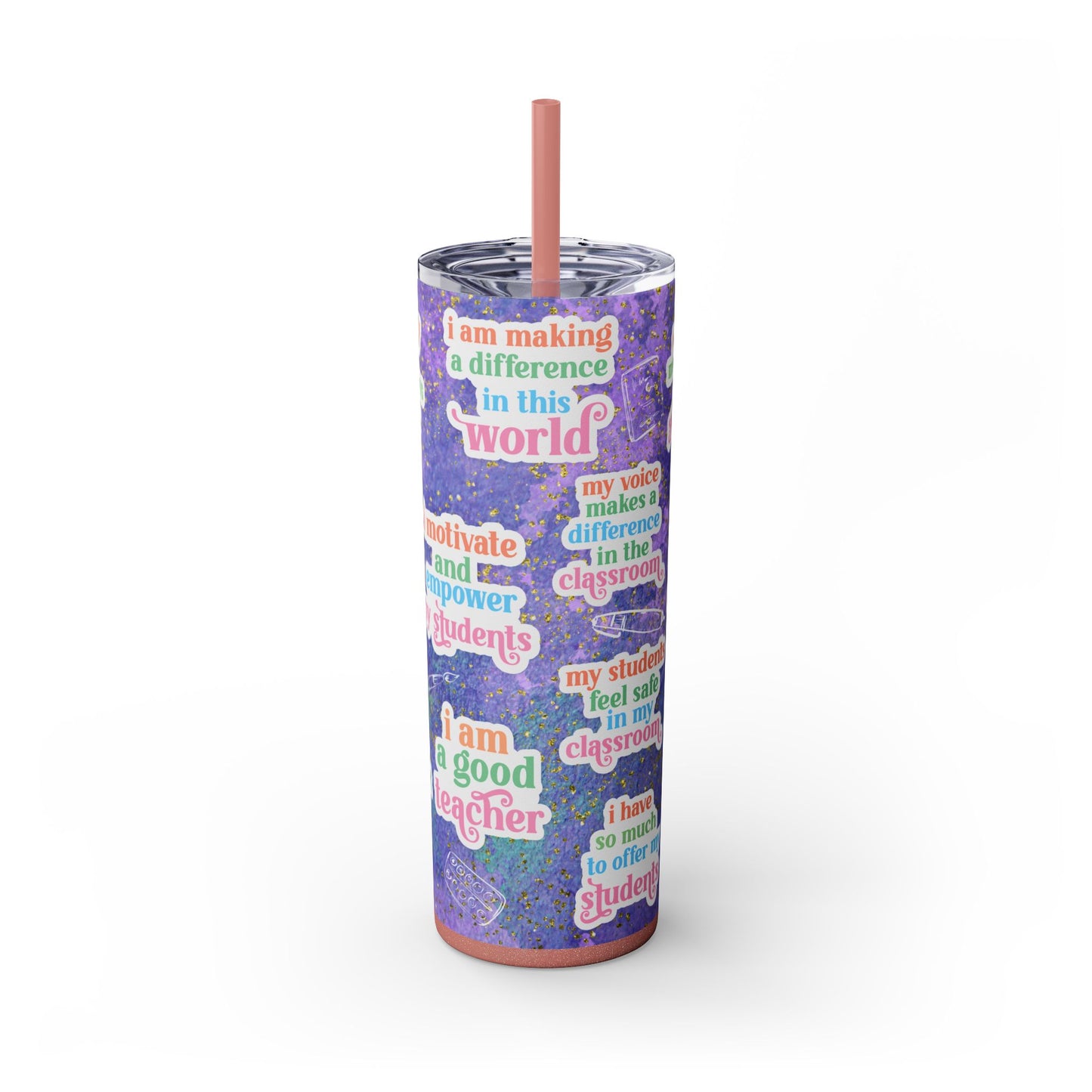 Teacher Daily Affirmation 20 oz Tumbler - Motivational