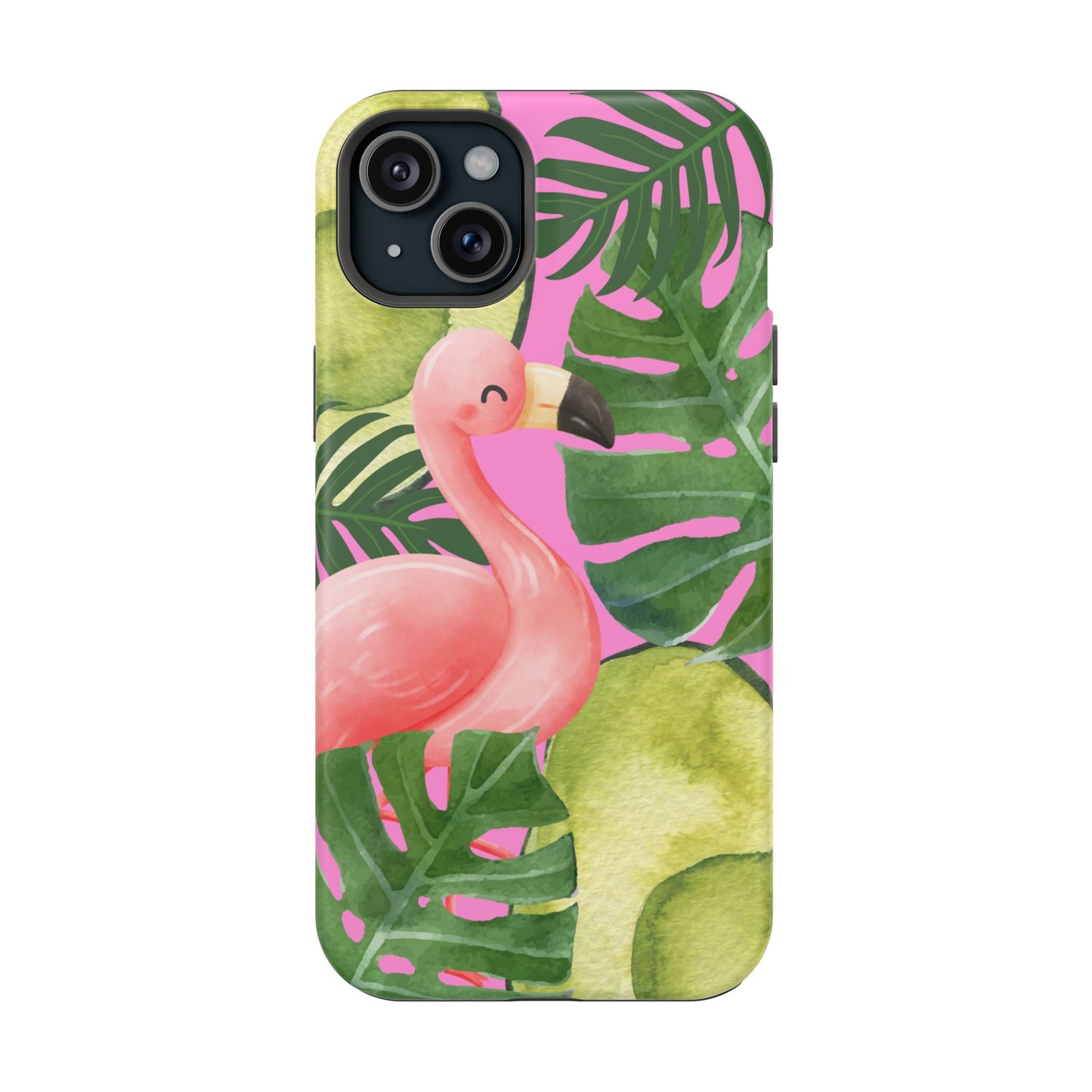 Tropical Flamingo, Cute, Summer Vibes MAGNETIC Tough Phone Case