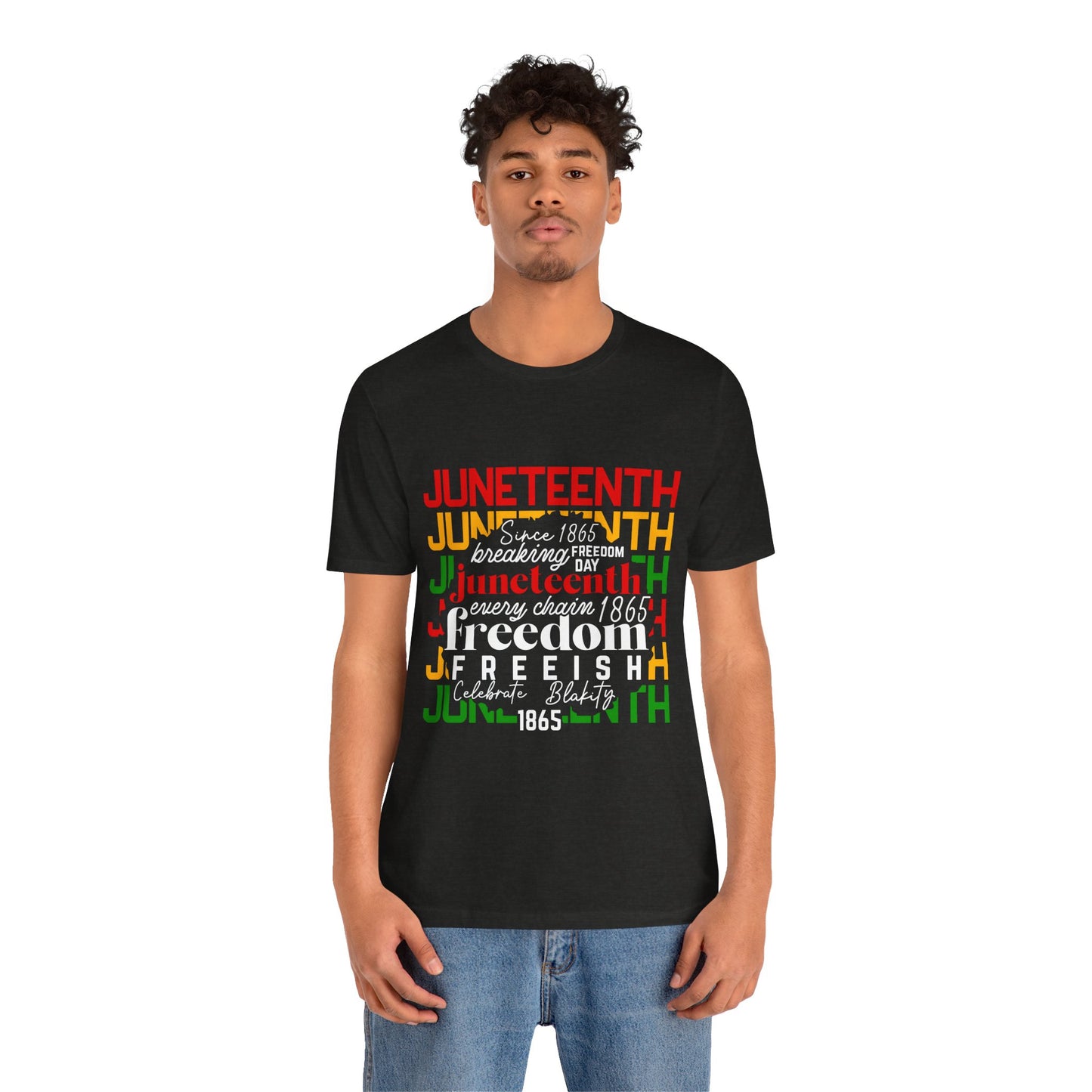 Juneteenth Freedom Unisex Tee, Trendy Black History Month Shirt, Celebrate Freedom, Gift for Activists, Comfy Everyday Wear