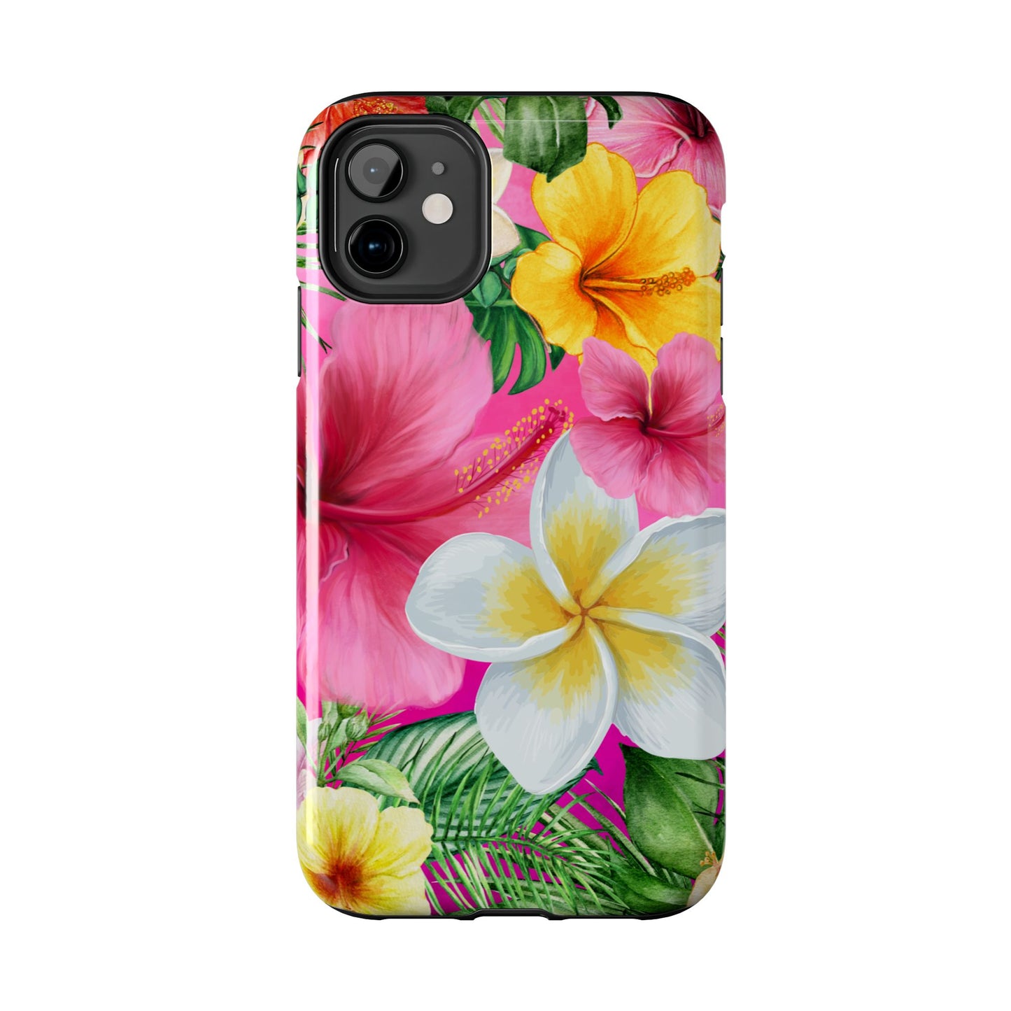 Tropical Floral Phone Case - Tough, Durable, Chic Protection, Summer Vibes, Gift for Her