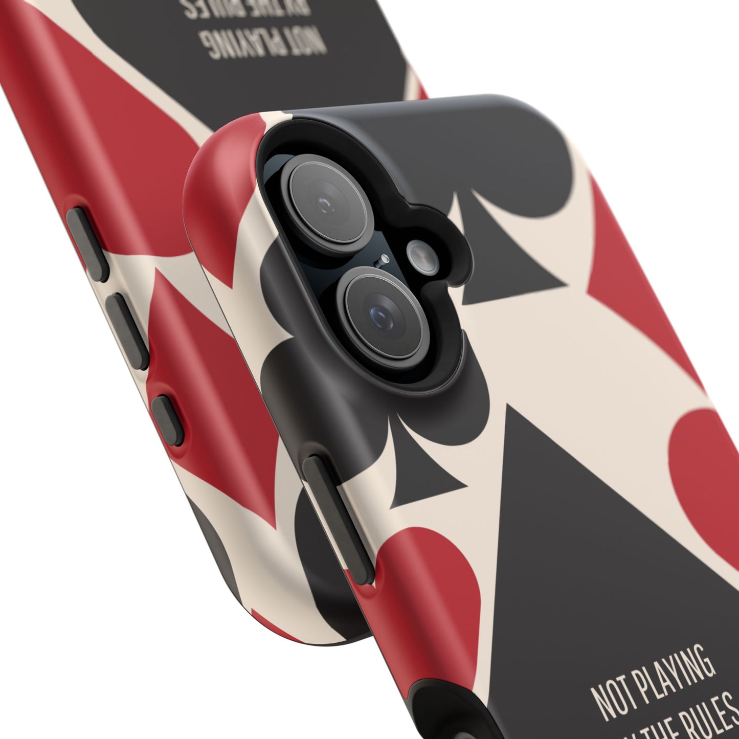 Bold Playing Card Tough Phone Case - Not Playing by the Rules for Iphone