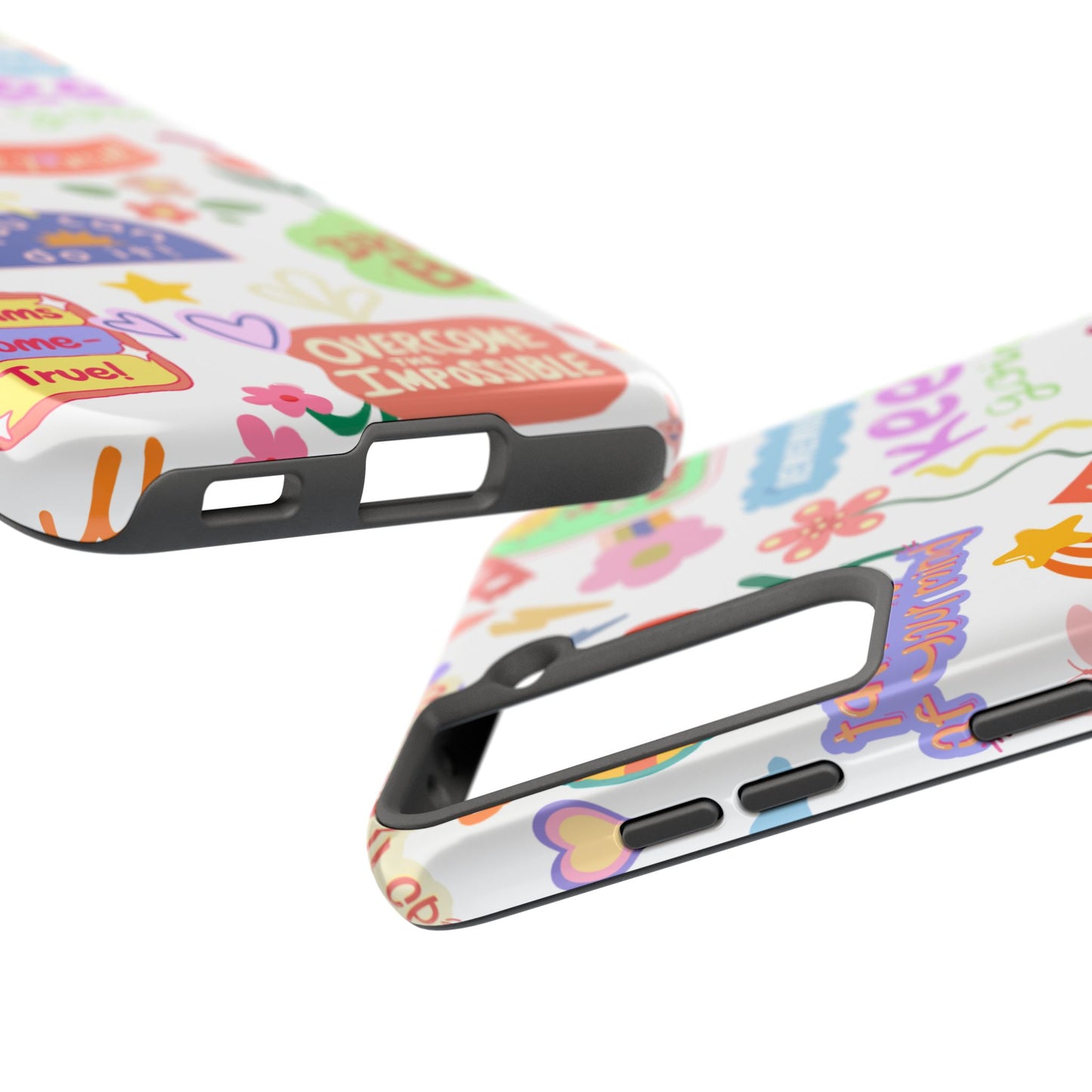 Inspirational, Motivational Phone Case, Cute Floral, Confidence Case, Gift for Her, Positive Vibes
