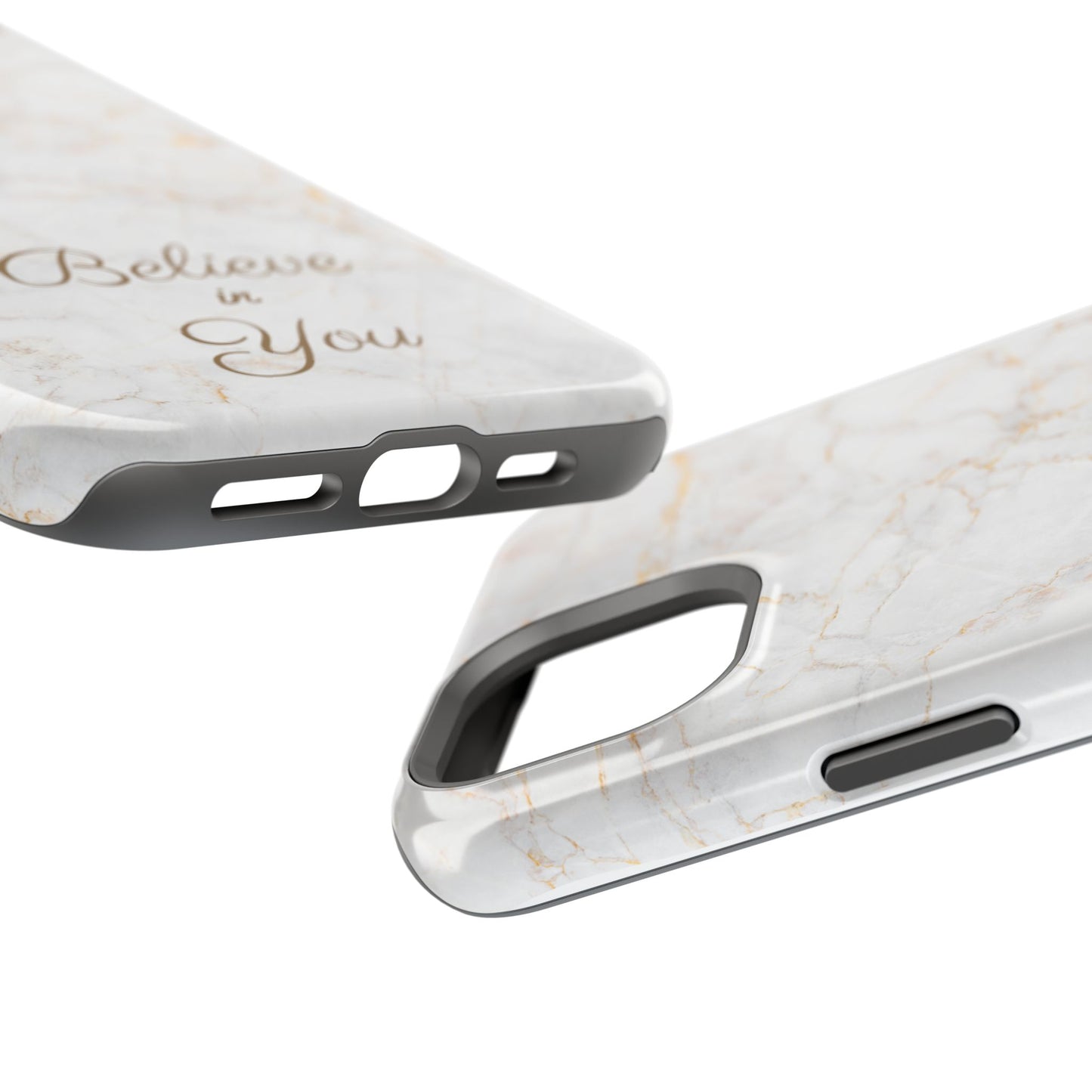 Elegant Motivational, Inspirational - Believe in You, Tough MAGNETIC Phone Case