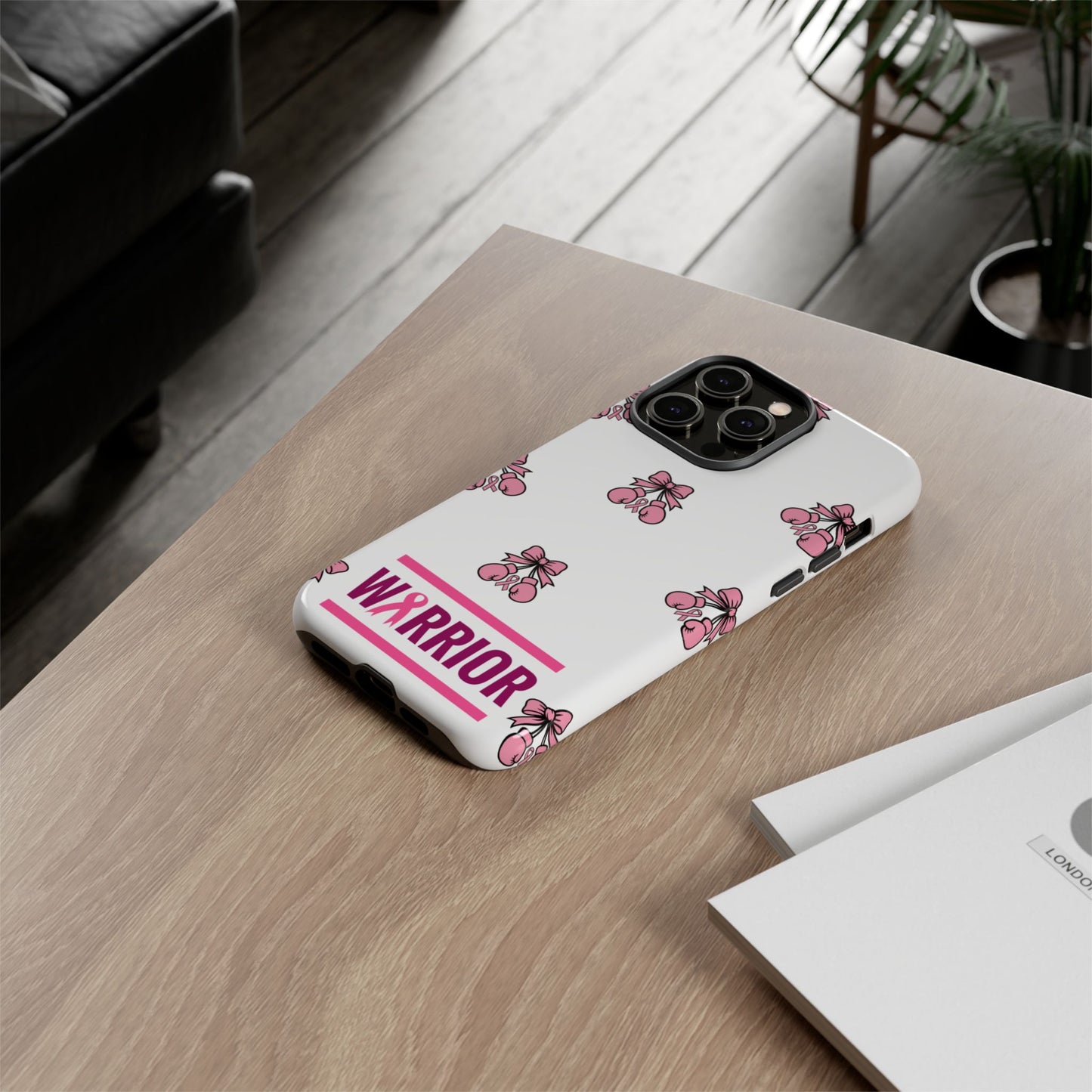Phone Case - Pink Warrior Cancer Awareness Gift for Breast Cancer Survivor for Iphone