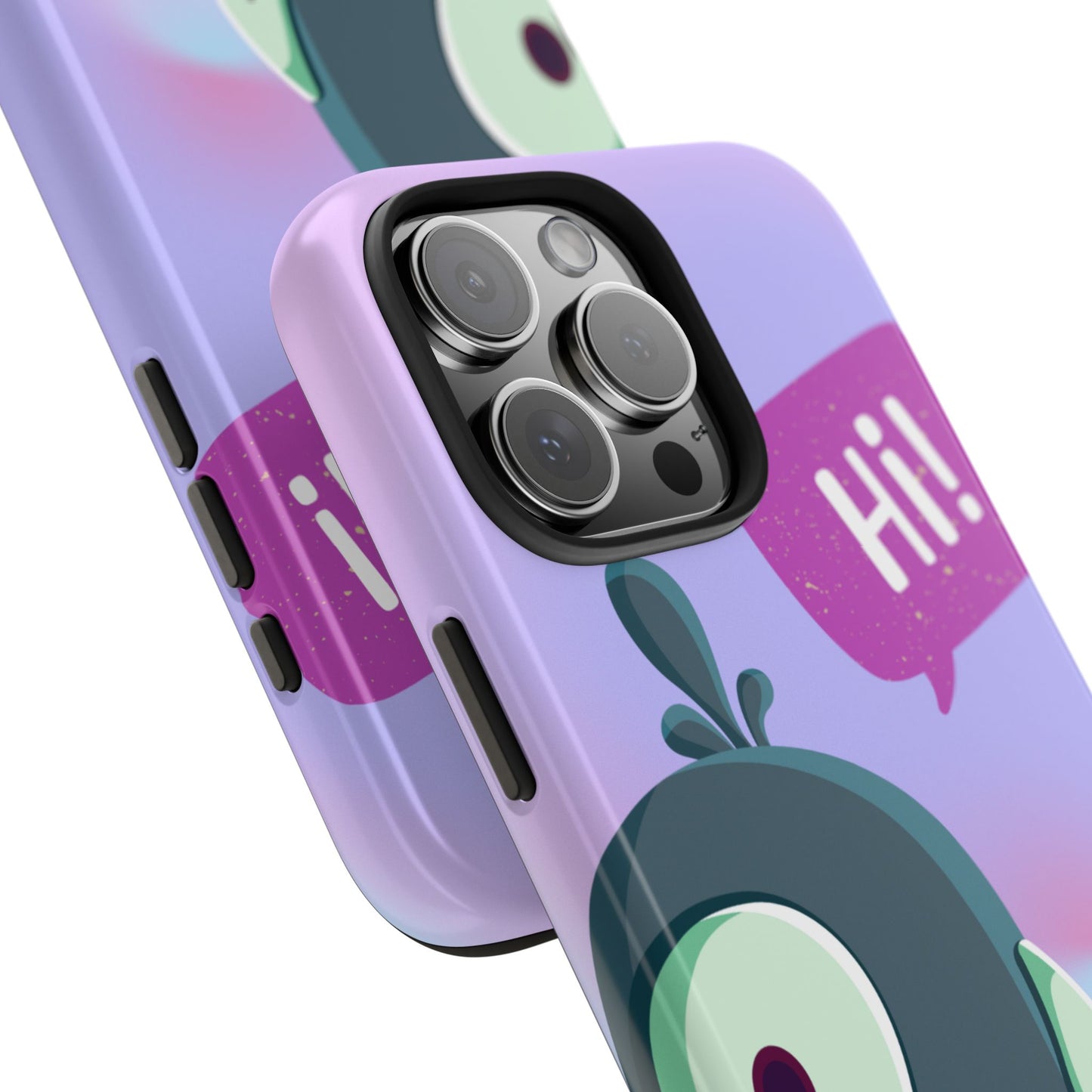 Colorful Cartoon Bird Tough Phone Case - Say Hi!