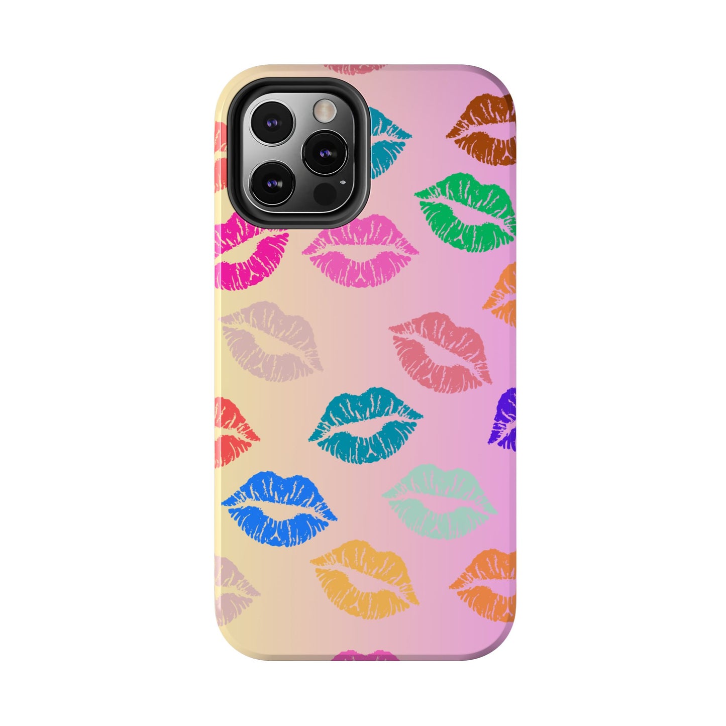 Kiss Print Tough Phone Cases Cute, Durable for Iphone