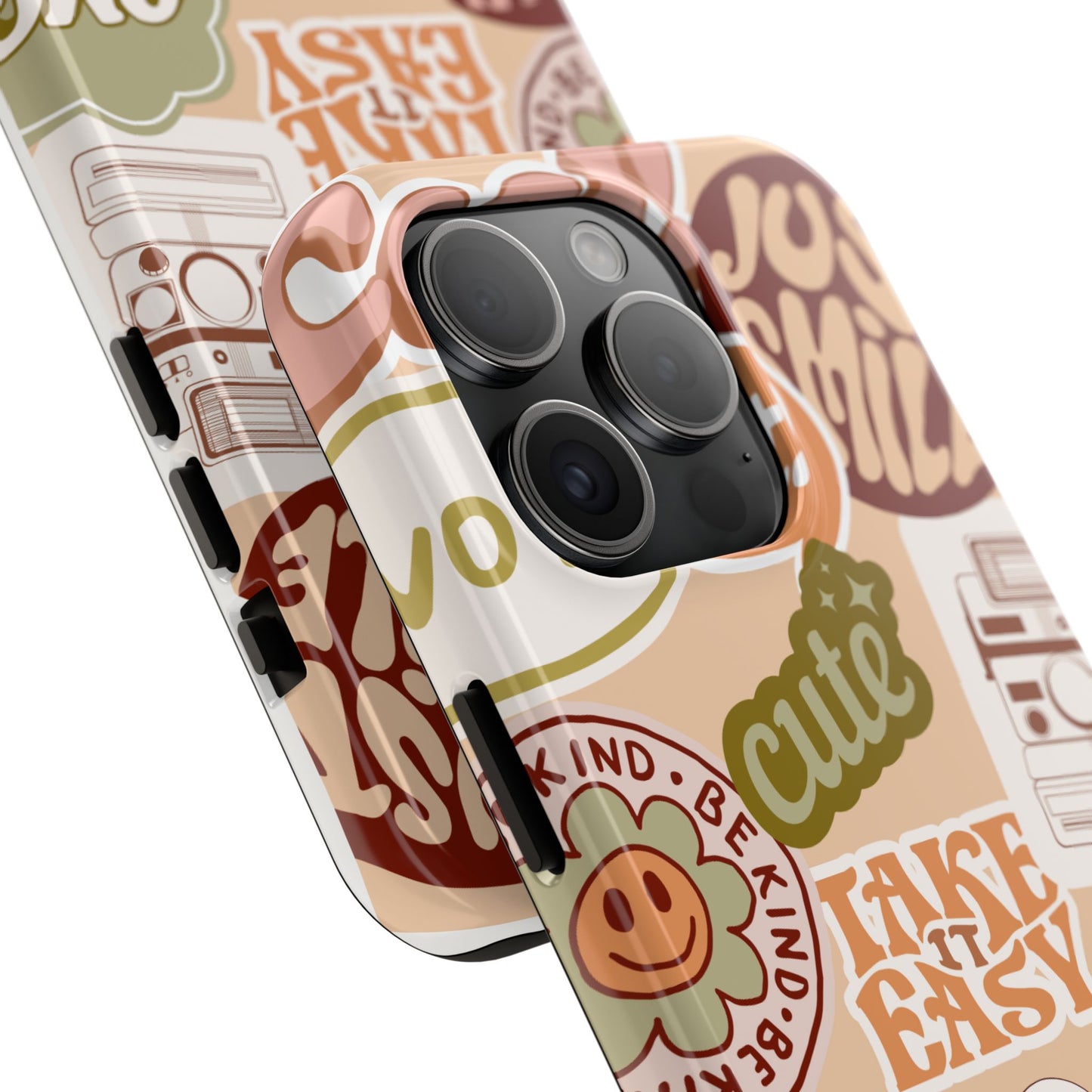 Vibrant, Positive Affirmation Sticker Phone Cases, Cute for Teens, Fun Ideas, Everyday Use