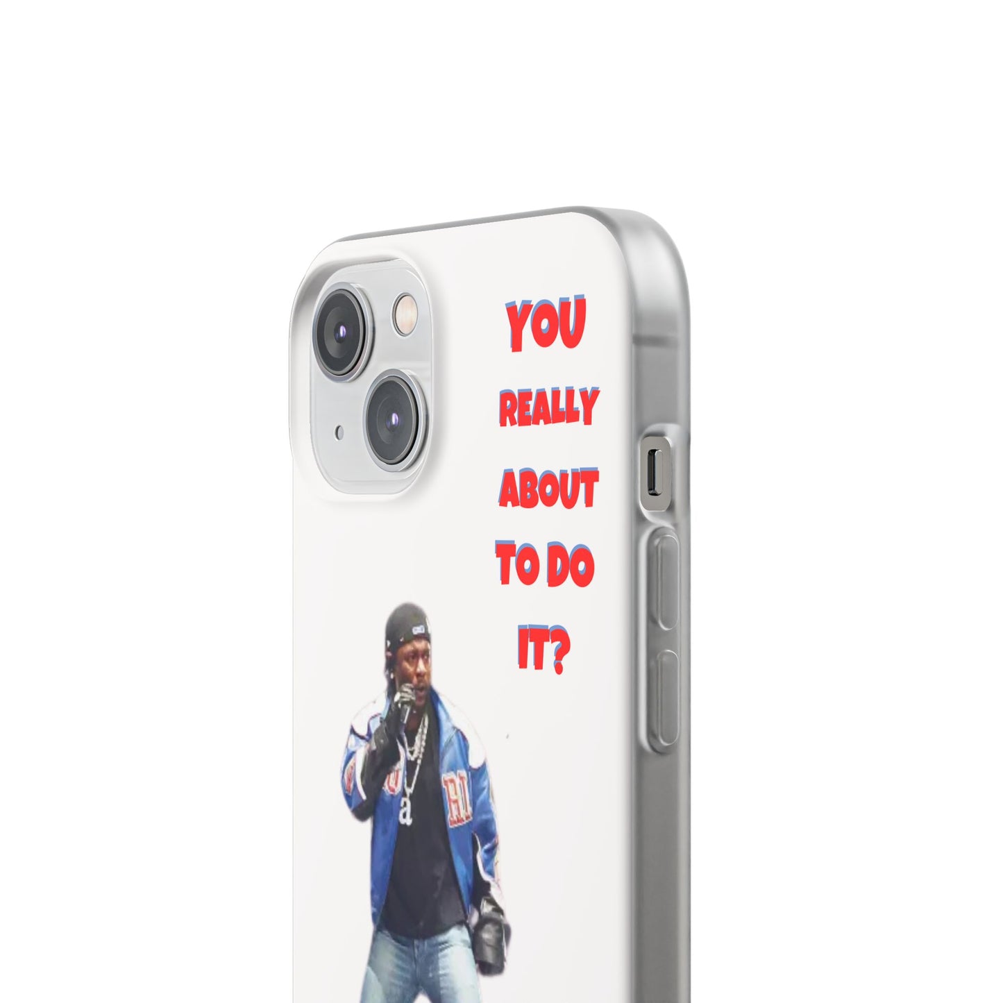 kendrick Lamar Cool Quote Flexi Phone Case - "You Really About To Do It?"
