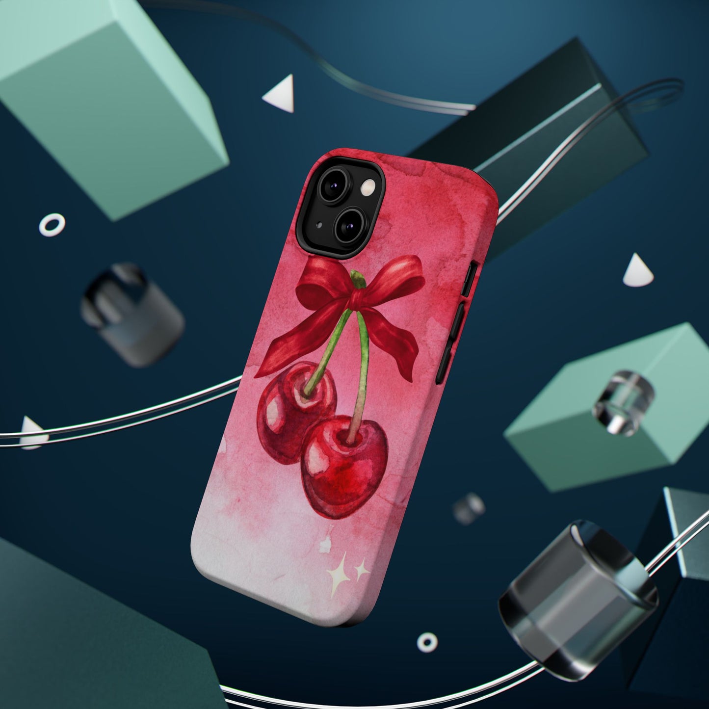 Chic Cherry Magnetic Tough Cases for iPhone