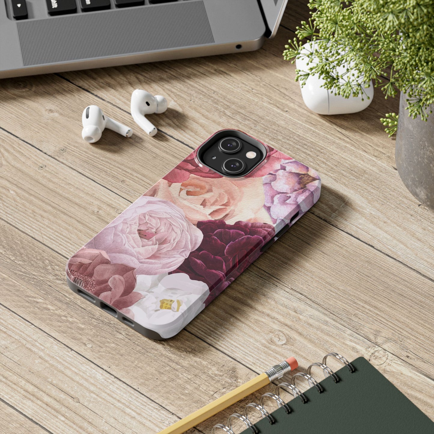 Elegant Protection for Every Occasion Floral Tough Phone Case