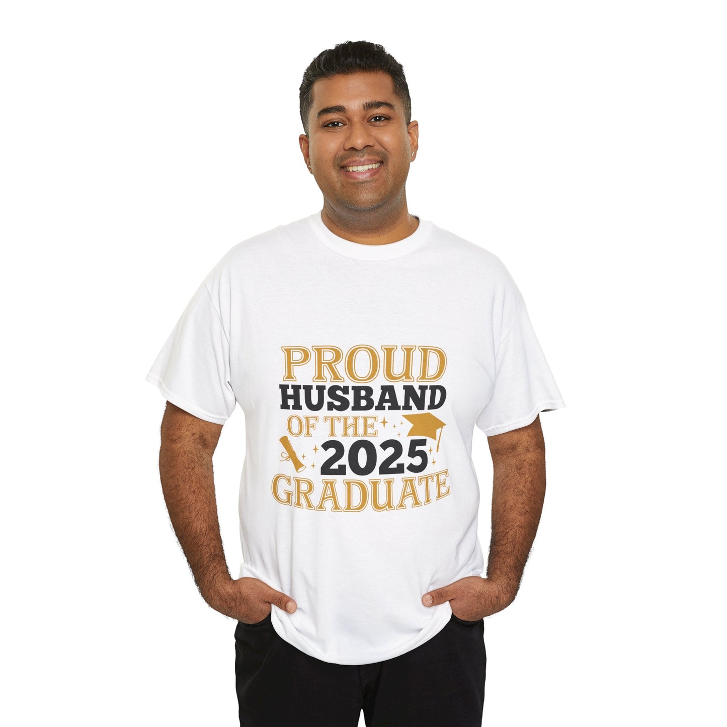 Proud Husband of the 2025 Graduate Unisex Cotton Tee