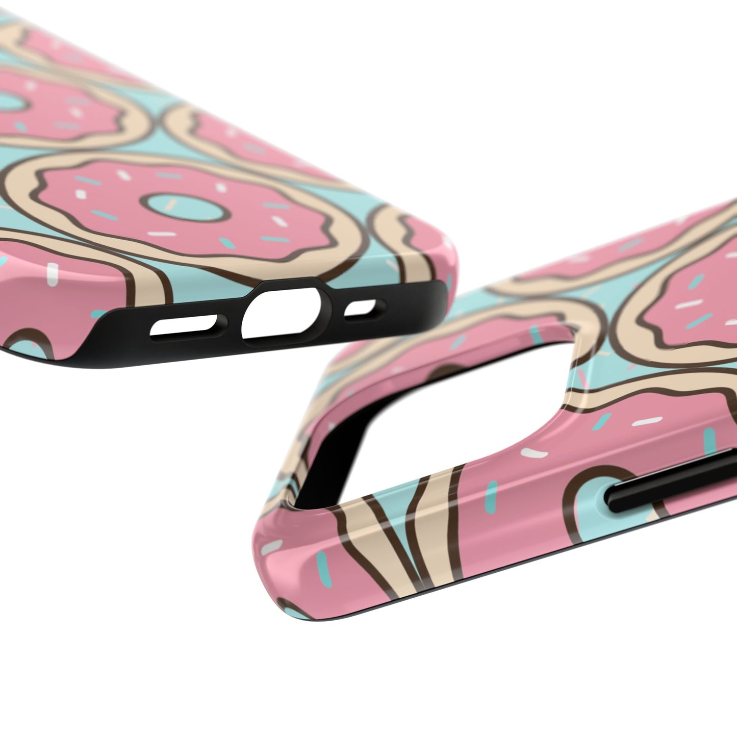 Cute Donut Pattern Tough Phone Case