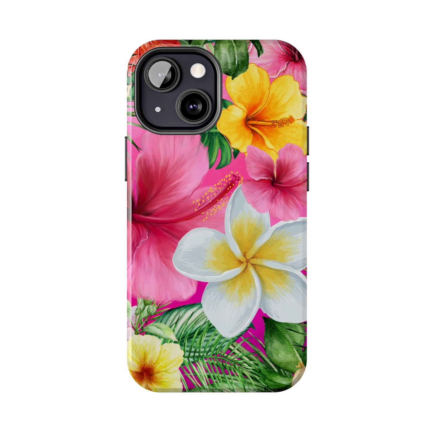 Tropical Floral Phone Case - Tough, Durable, Chic Protection, Summer Vibes, Gift for Her
