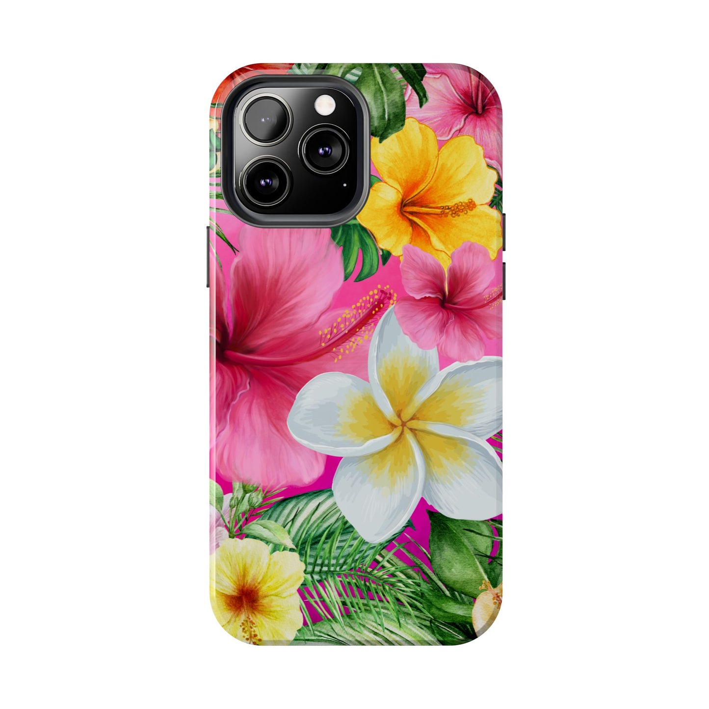 Tropical Floral Phone Case - Tough, Durable, Chic Protection, Summer Vibes, Gift for Her