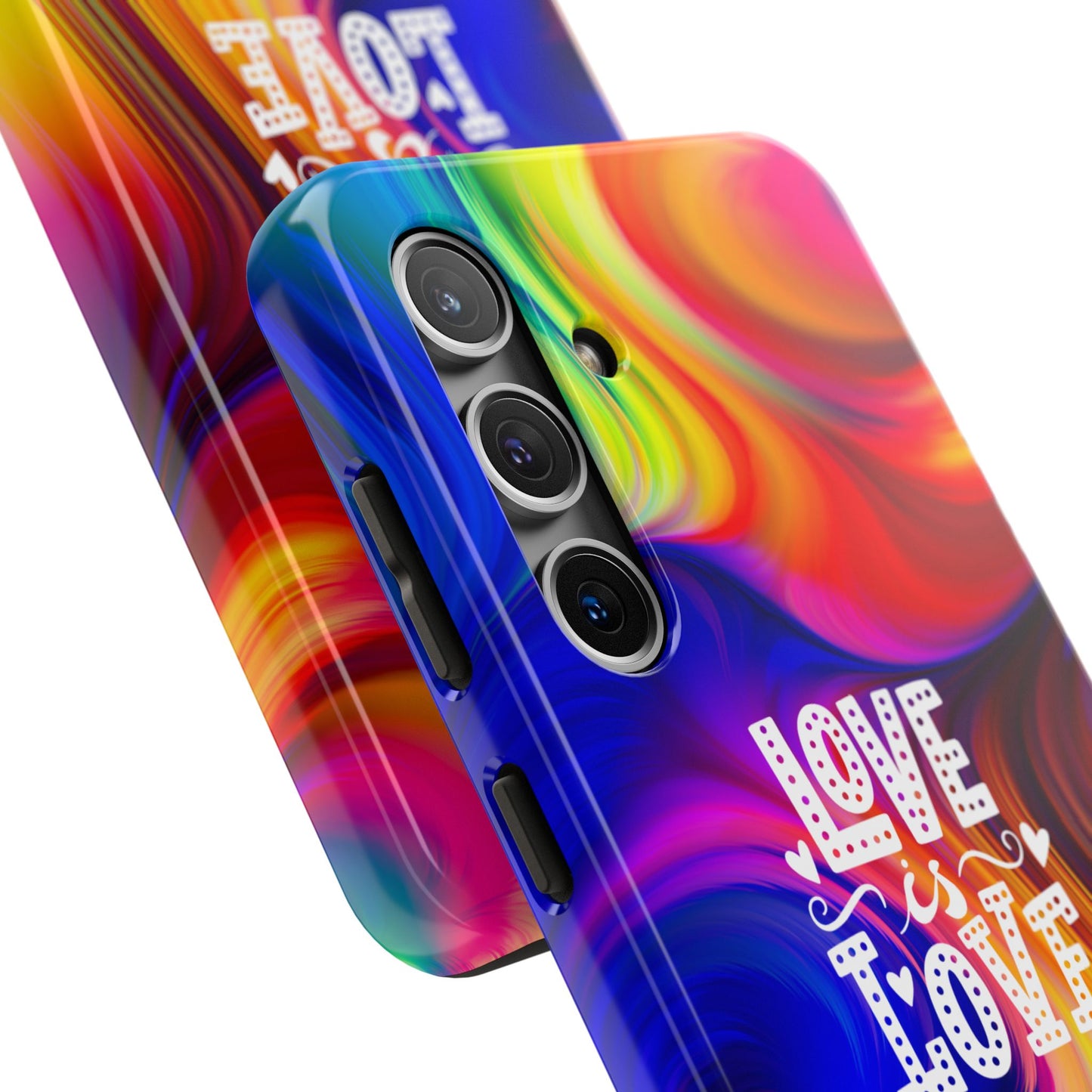 LOVE IS LOVE Colorful Love, Pride Tough Phone Case