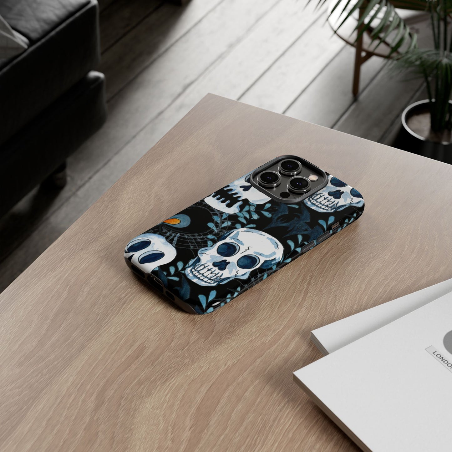 Halloween, Skull, Gothic Phone Case for Iphone - FREE Shipping