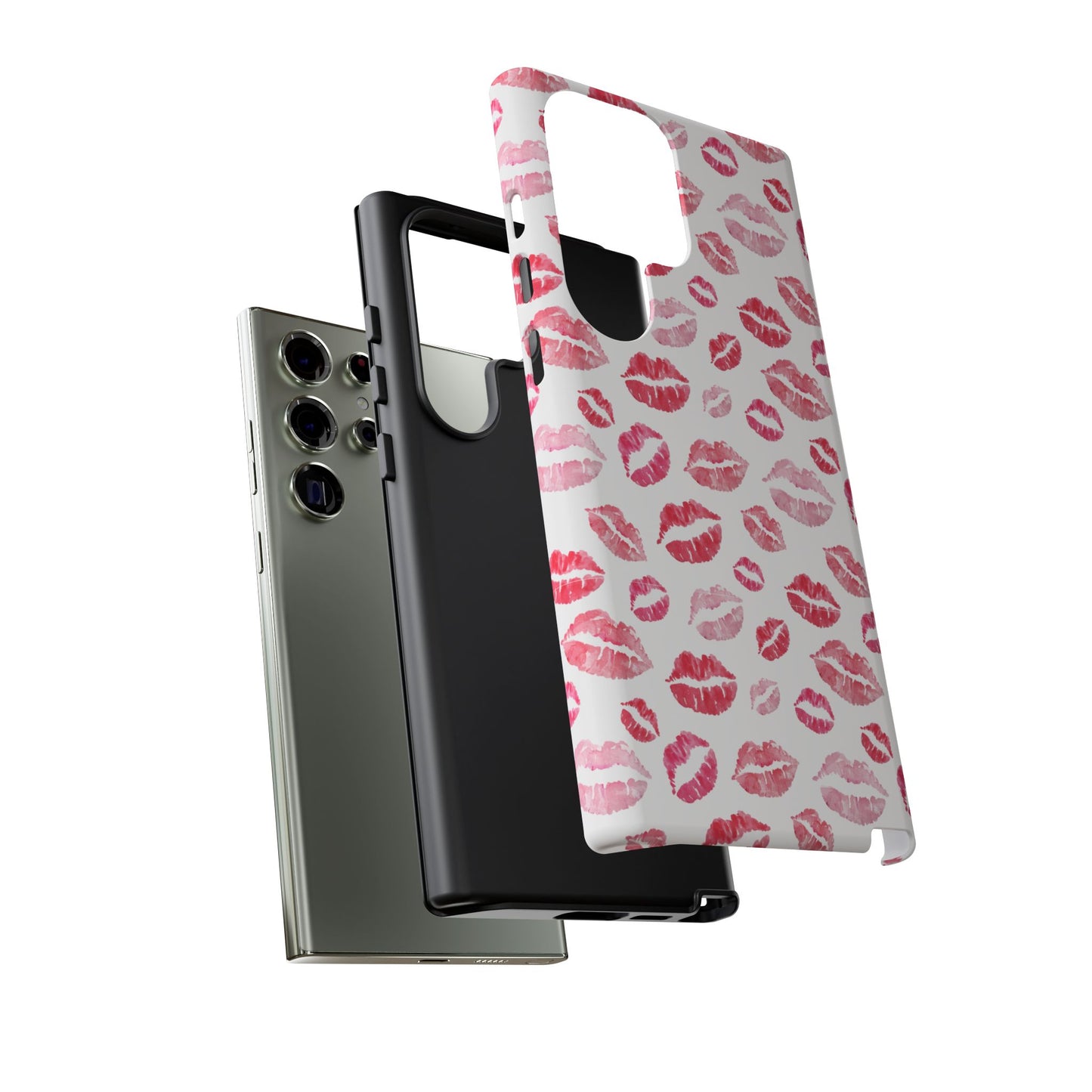 Kiss Pattern Tough Phone Cases, Cute, Unique for Samsung