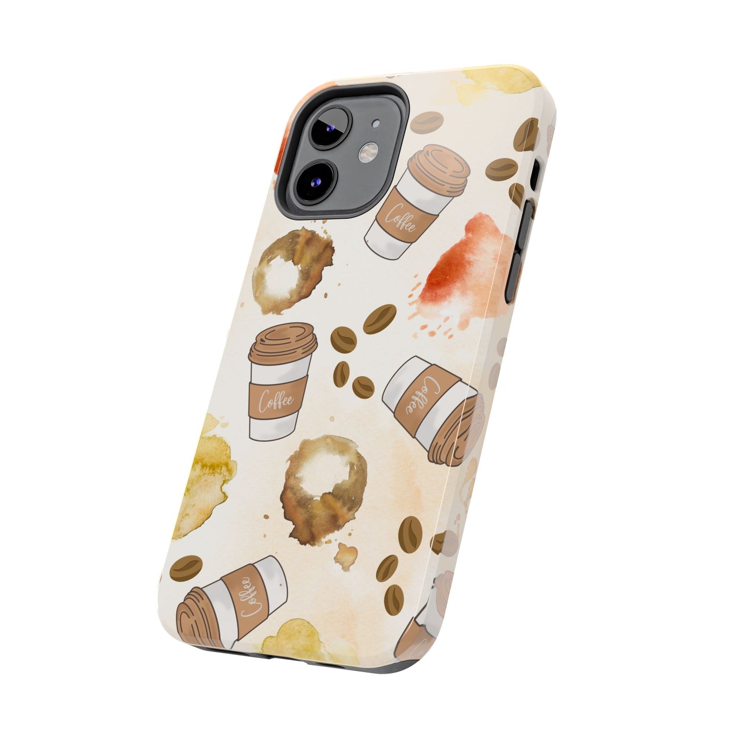 Cute, Trendy, Coffee Lover, Barista Tough Phone Cases for Iphone
