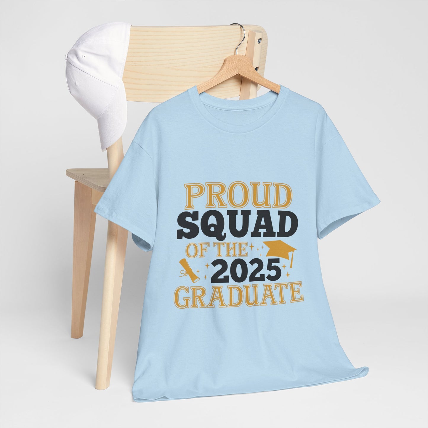Proud Squad of the Graduate 2025 Unisex Cotton Tee