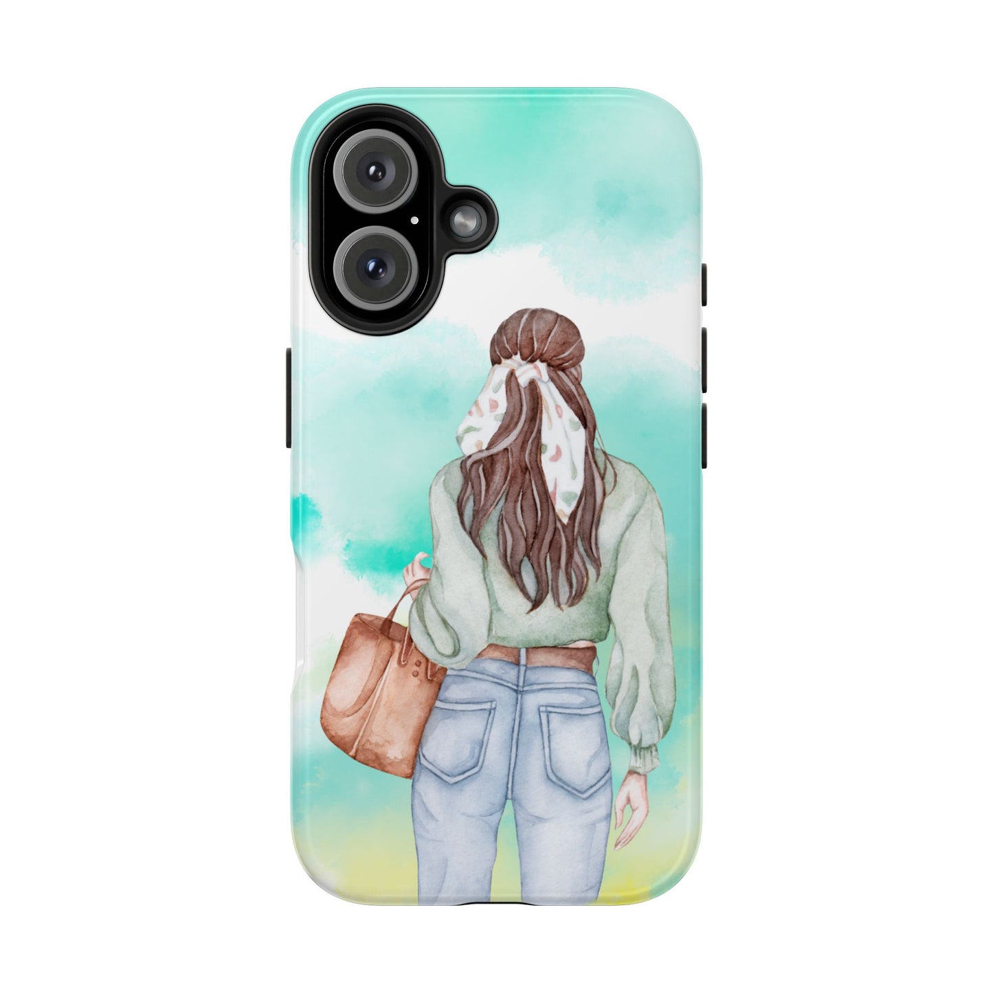 Whimsical Woman Tough Phone Case