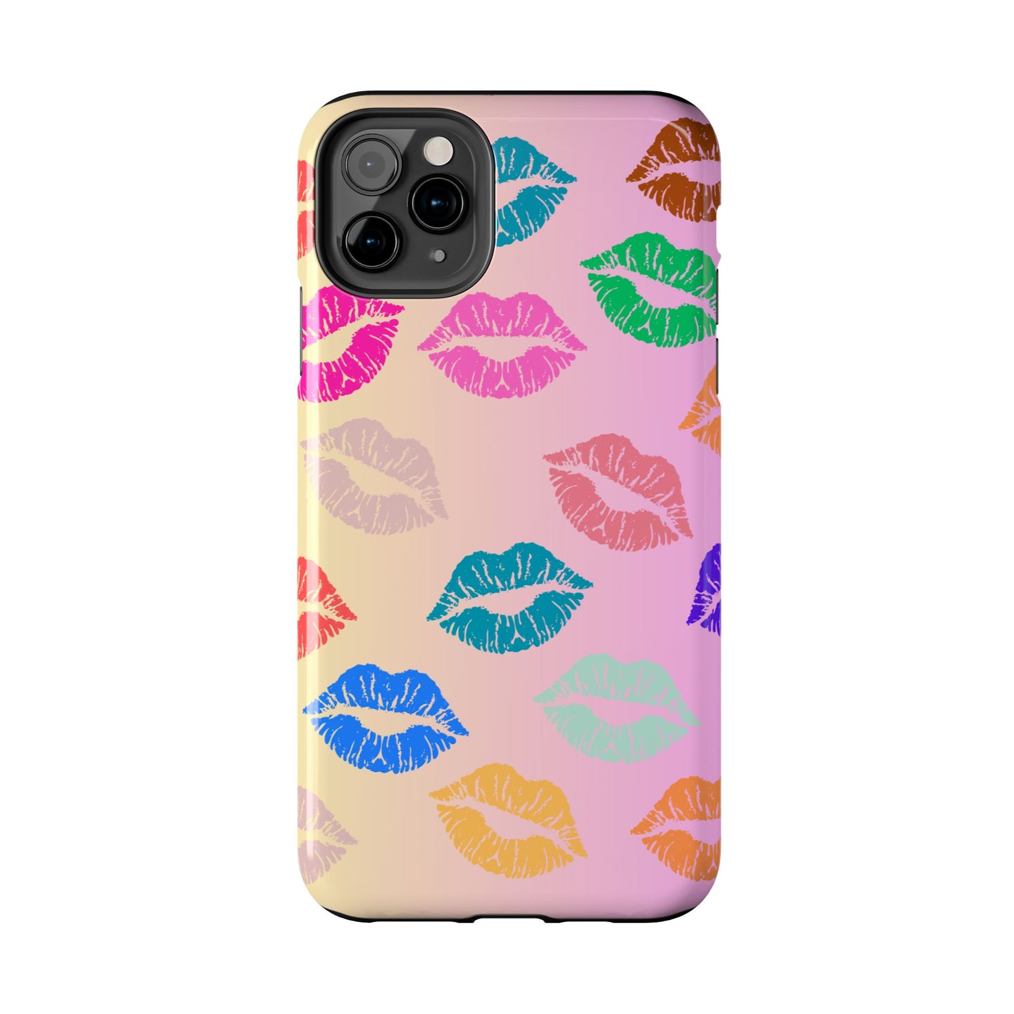 Kiss Print Tough Phone Cases Cute, Durable for Iphone