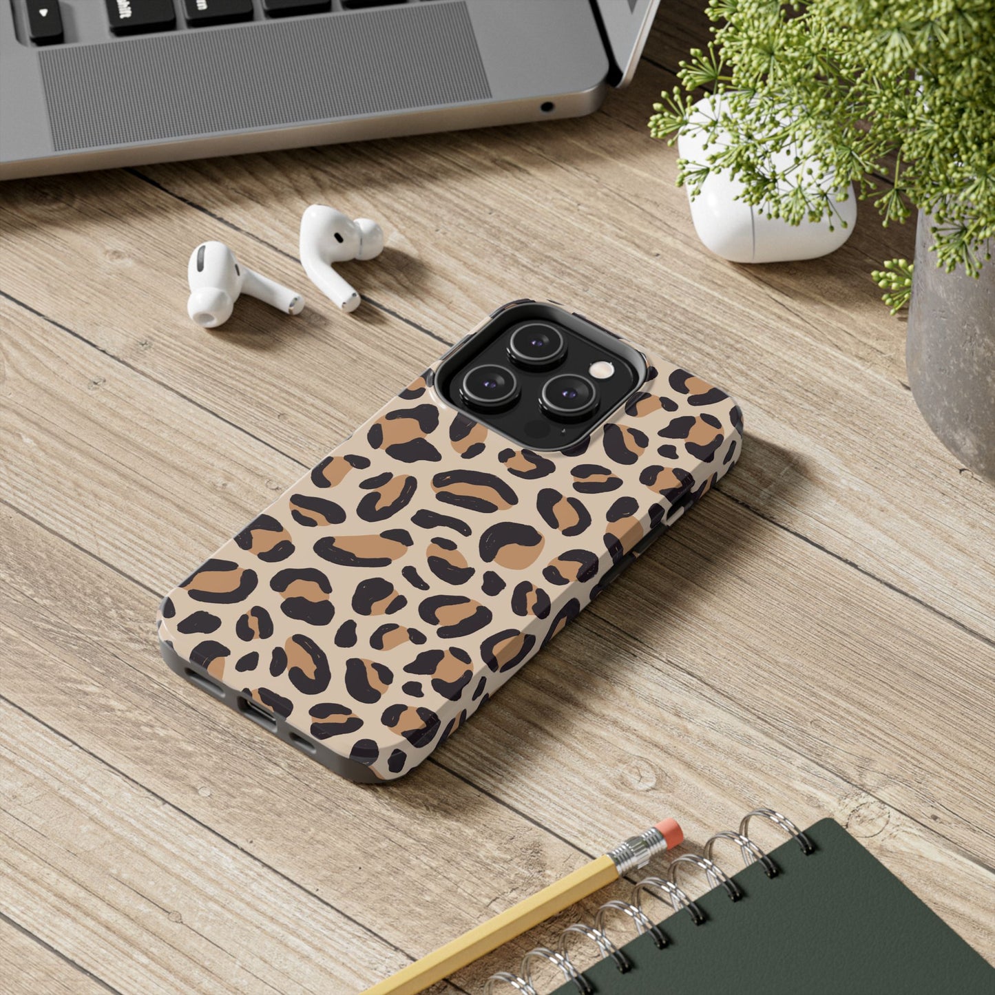Stylish Leopard Print Tough Phone Cases