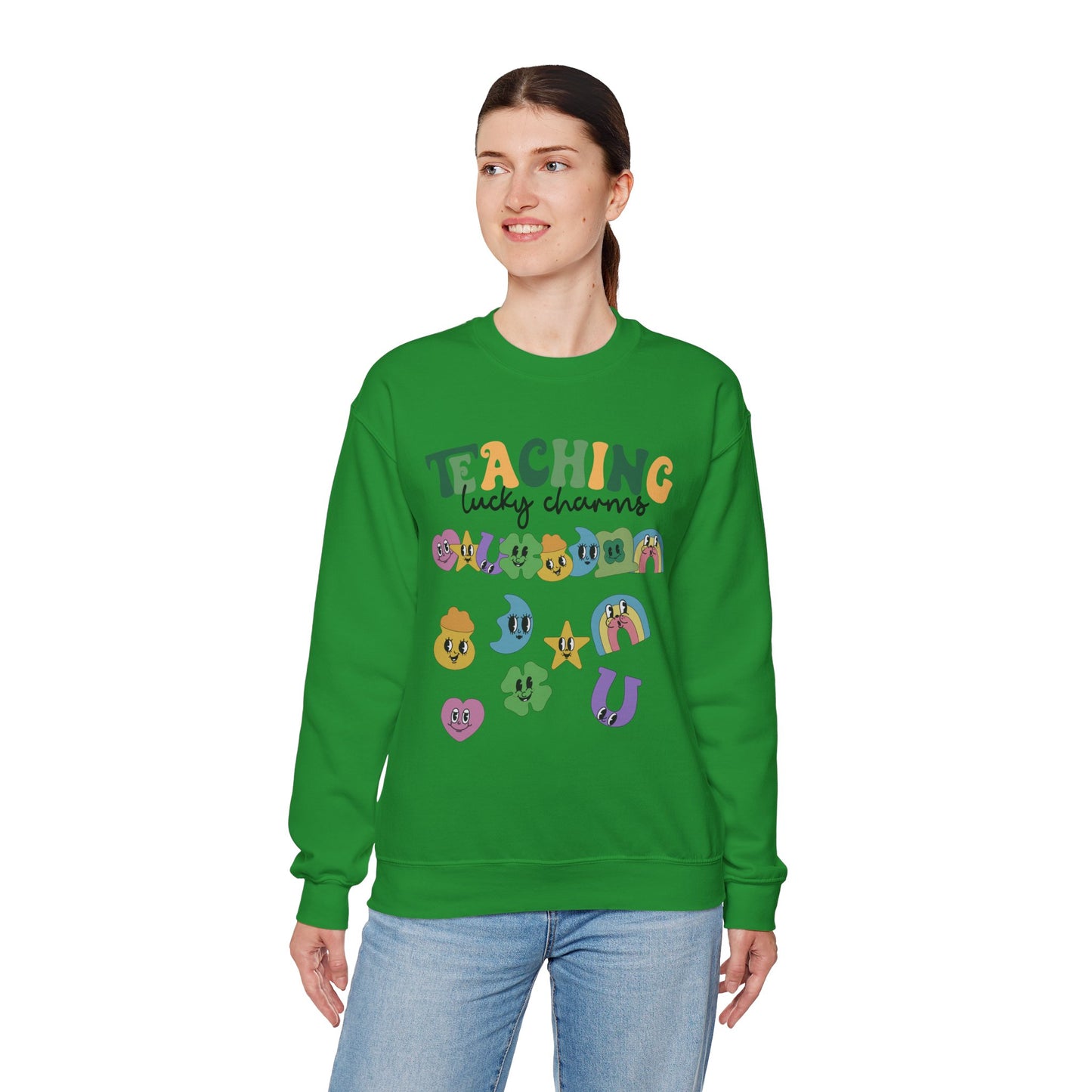 Teaching Lucky Charms Crewneck Sweatshirt for Educators