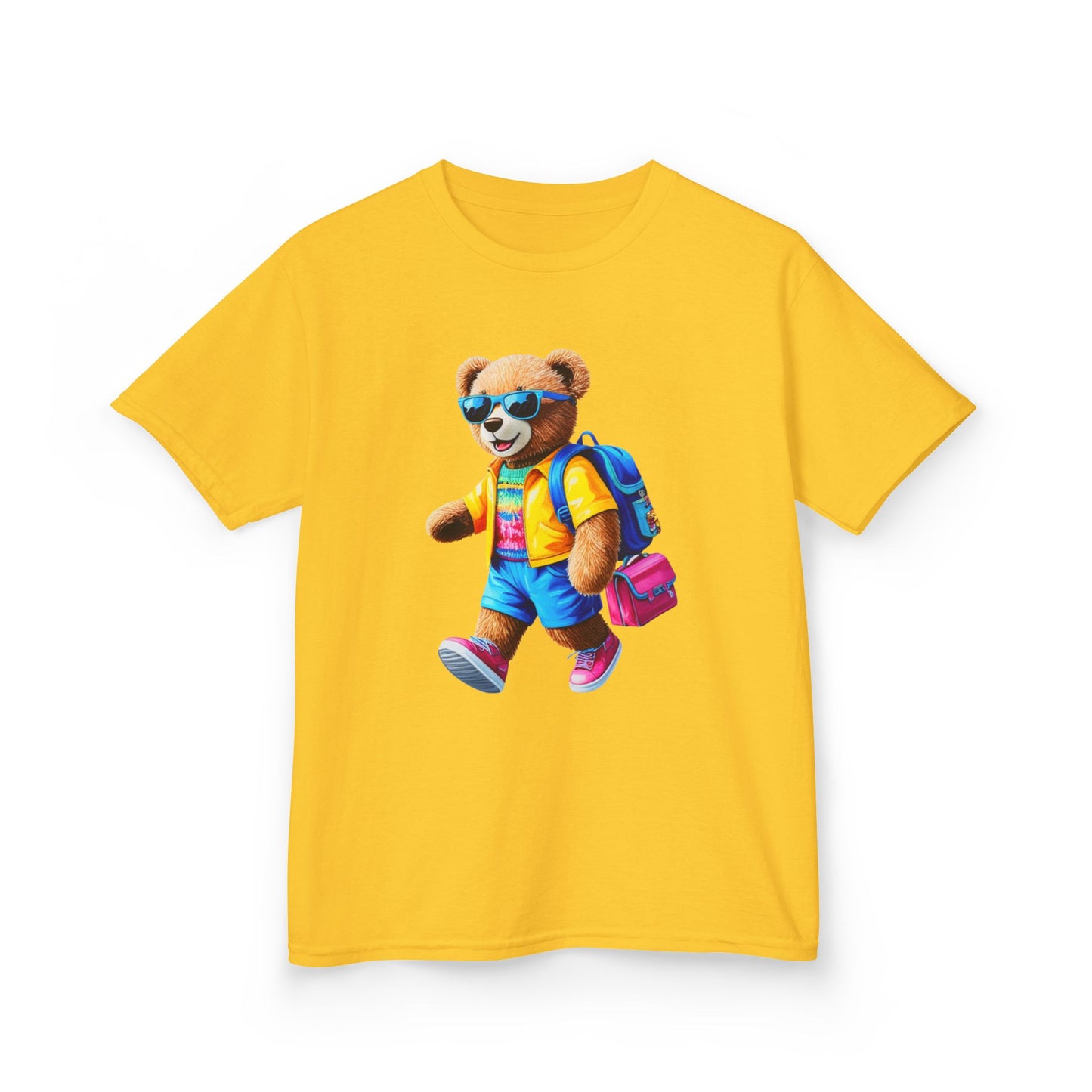 Cool Bear Kids Tee, Kids Cotton T-shirt, Cute Animal Shirt, Back to School Tee, Fun Bear Graphic Tee