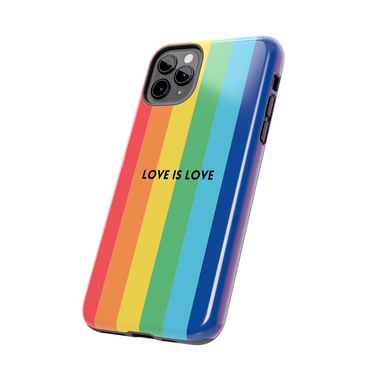 LOVE IS LOVE Colorful Love, Pride Tough Phone Case
