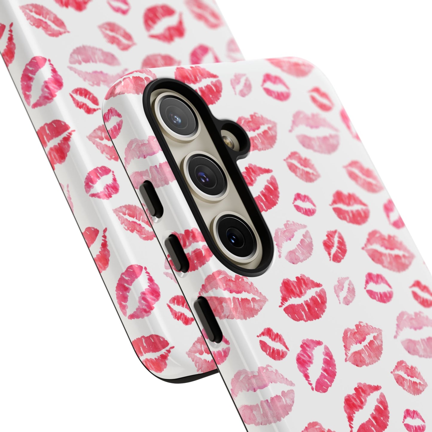 Kiss Pattern Tough Phone Cases, Cute, Unique for Samsung