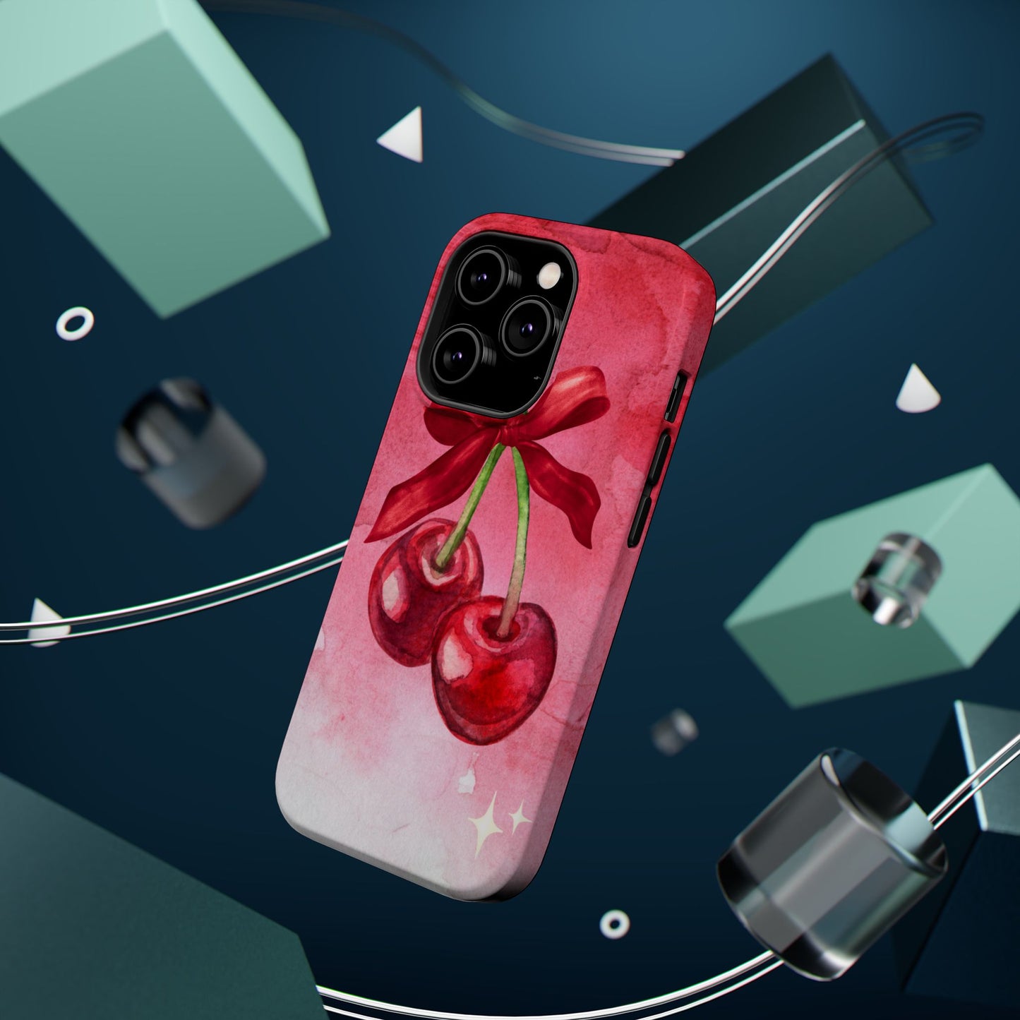Chic Cherry Magnetic Tough Cases for iPhone