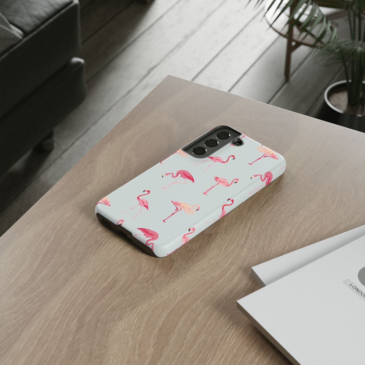 Stylish Flamingo, Summer Vibes Tough Phone Case for Samsung