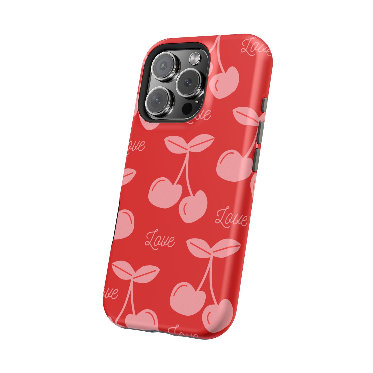 Cherry Love MAGNETIC Tough Cases, Cute Protection, Gift for Her, Valentine's Day