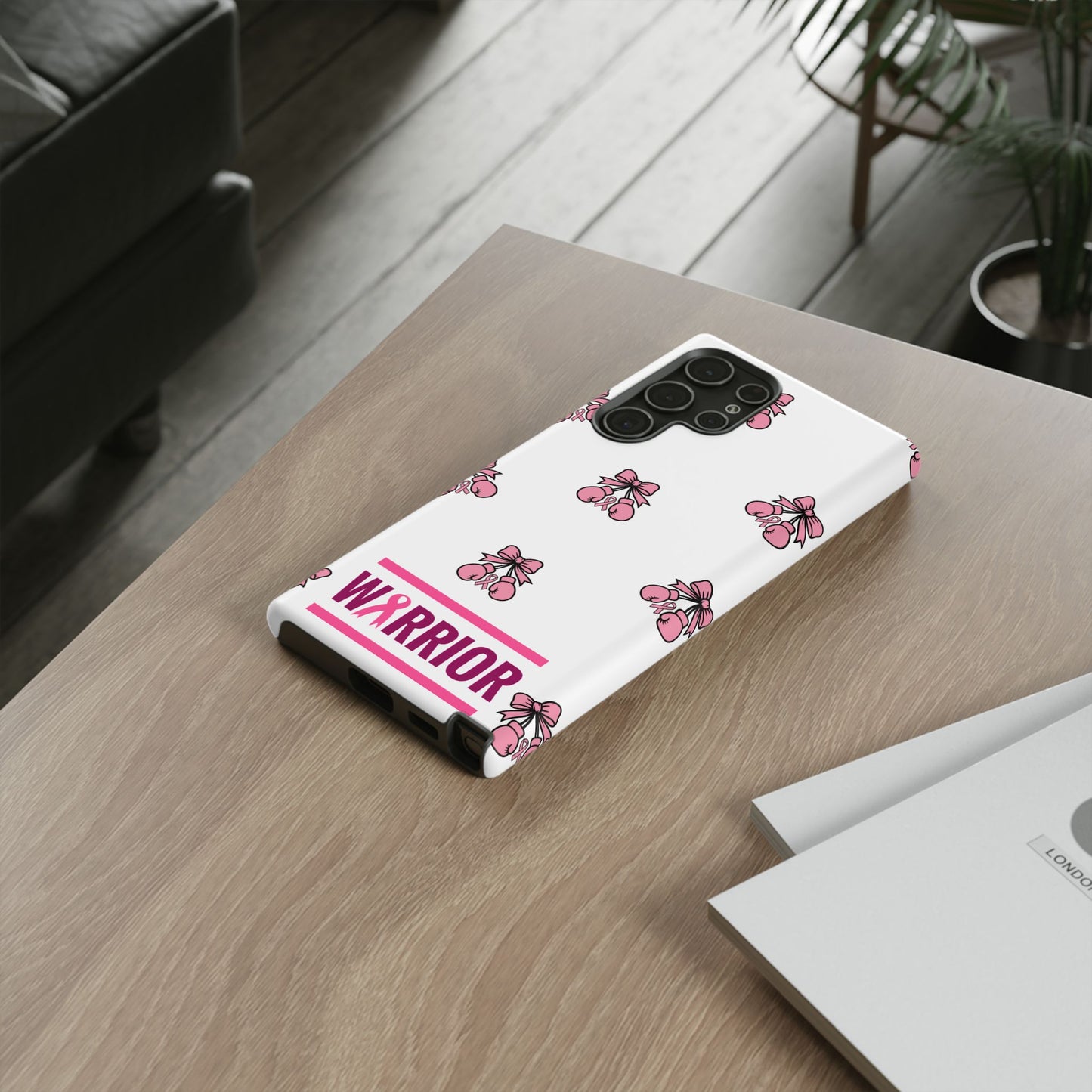 Phone Case - Pink Warrior Cancer Awareness Gift for Breast Cancer Survivor for Samsung